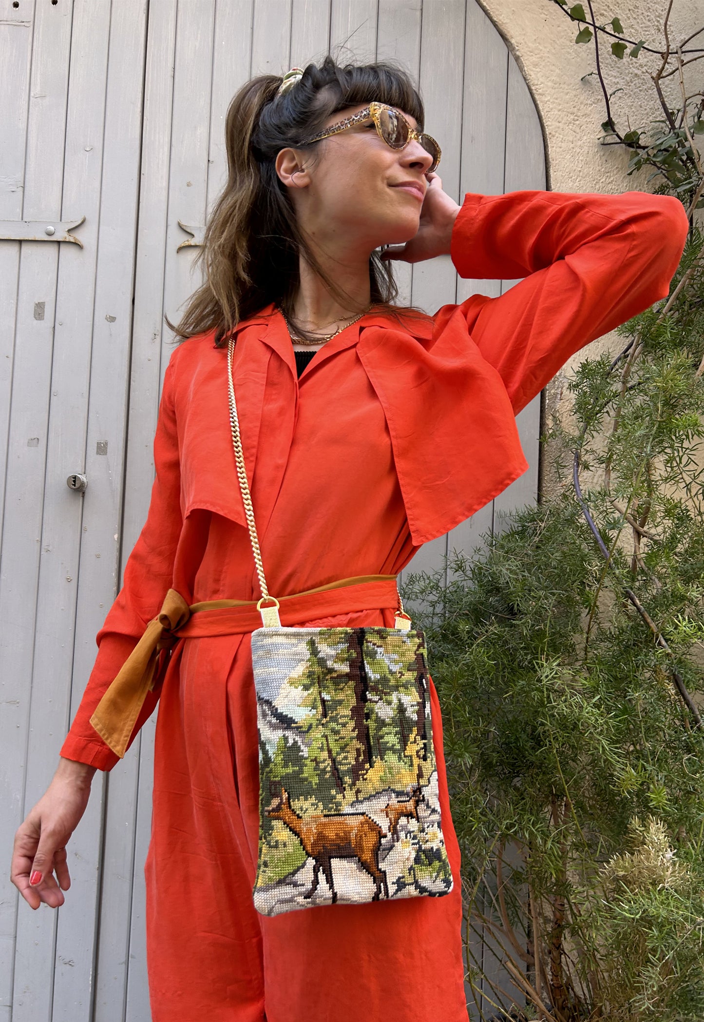 Upcycled chain bags Colette