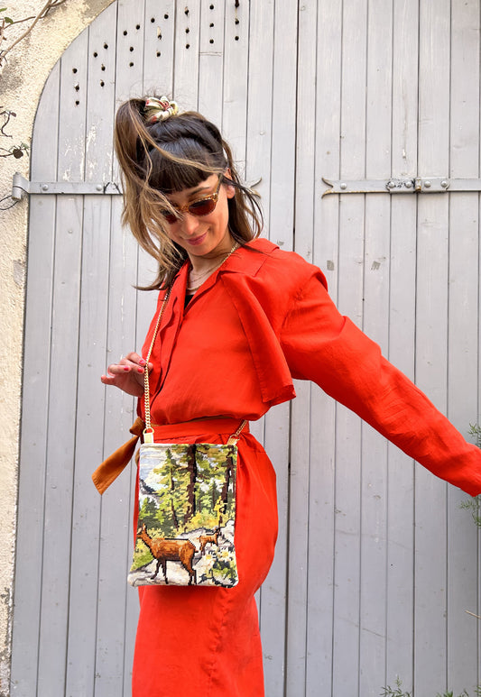 Upcycled chain bags Colette