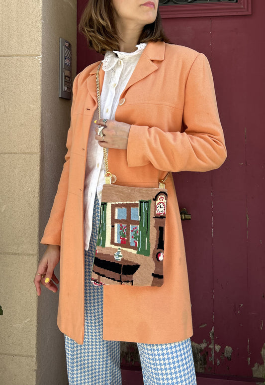 Upcycled chain bag Colette