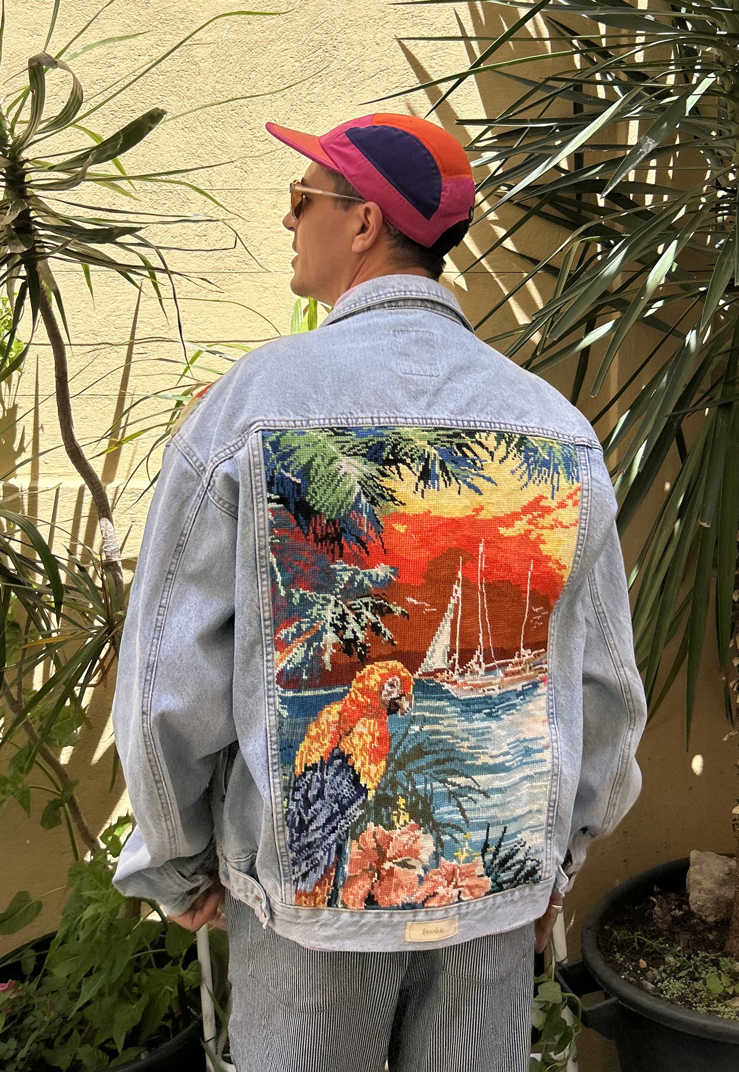 Upcycled jacket Tropical (L/XL)