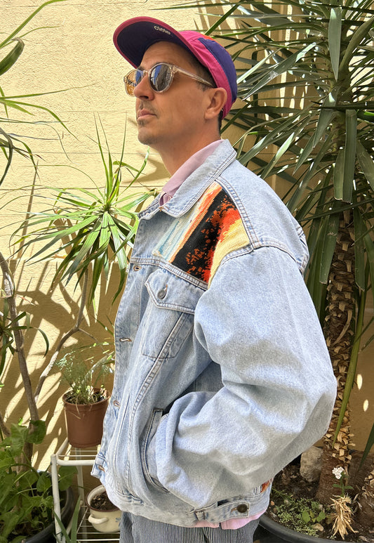Upcycled jacket Tropical (L/XL)