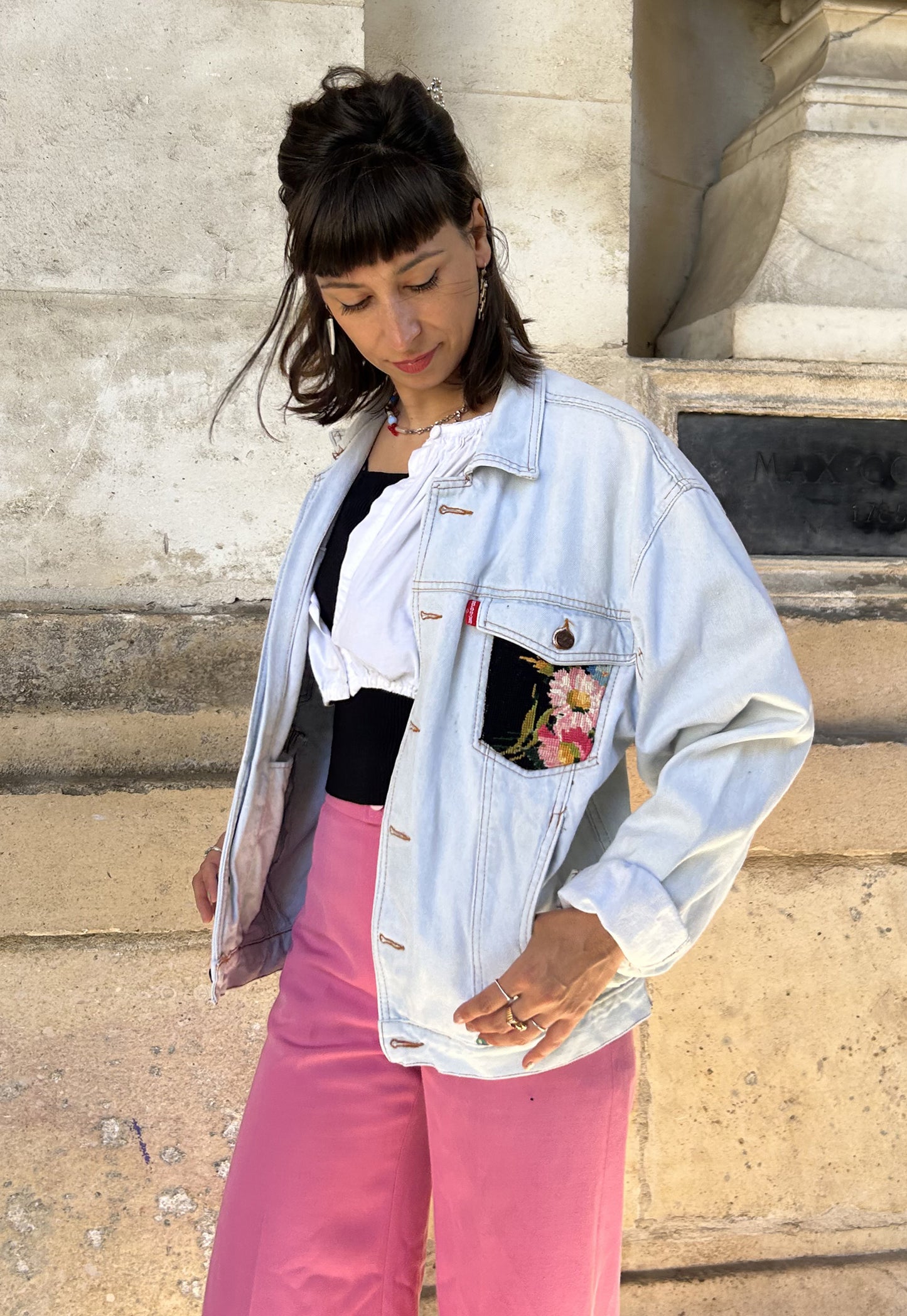 Upcycled jacket La Ballerine (L)