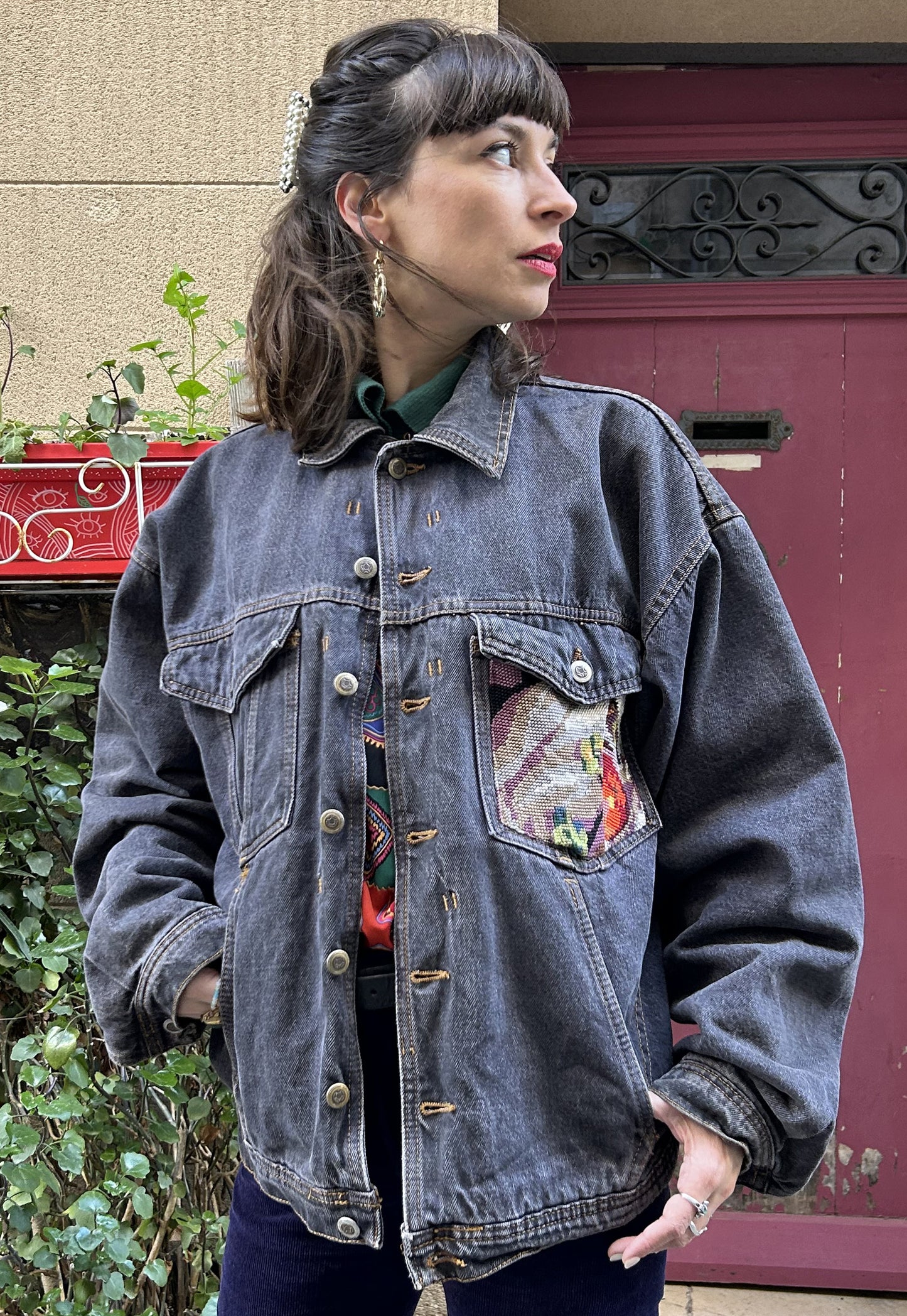 Upcycled padded jacket Still Life (M/L)