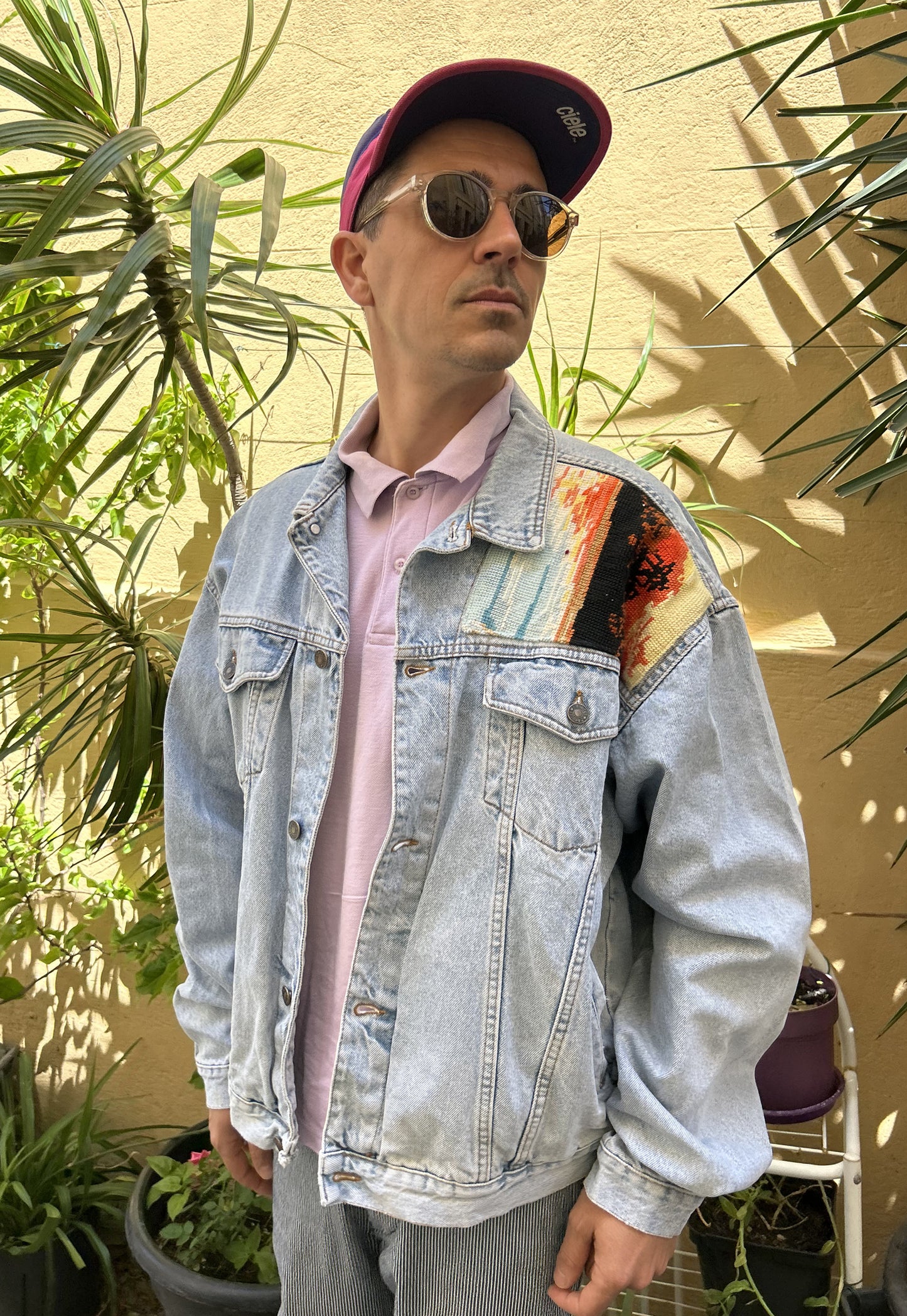 Upcycled jacket Tropical (L/XL)