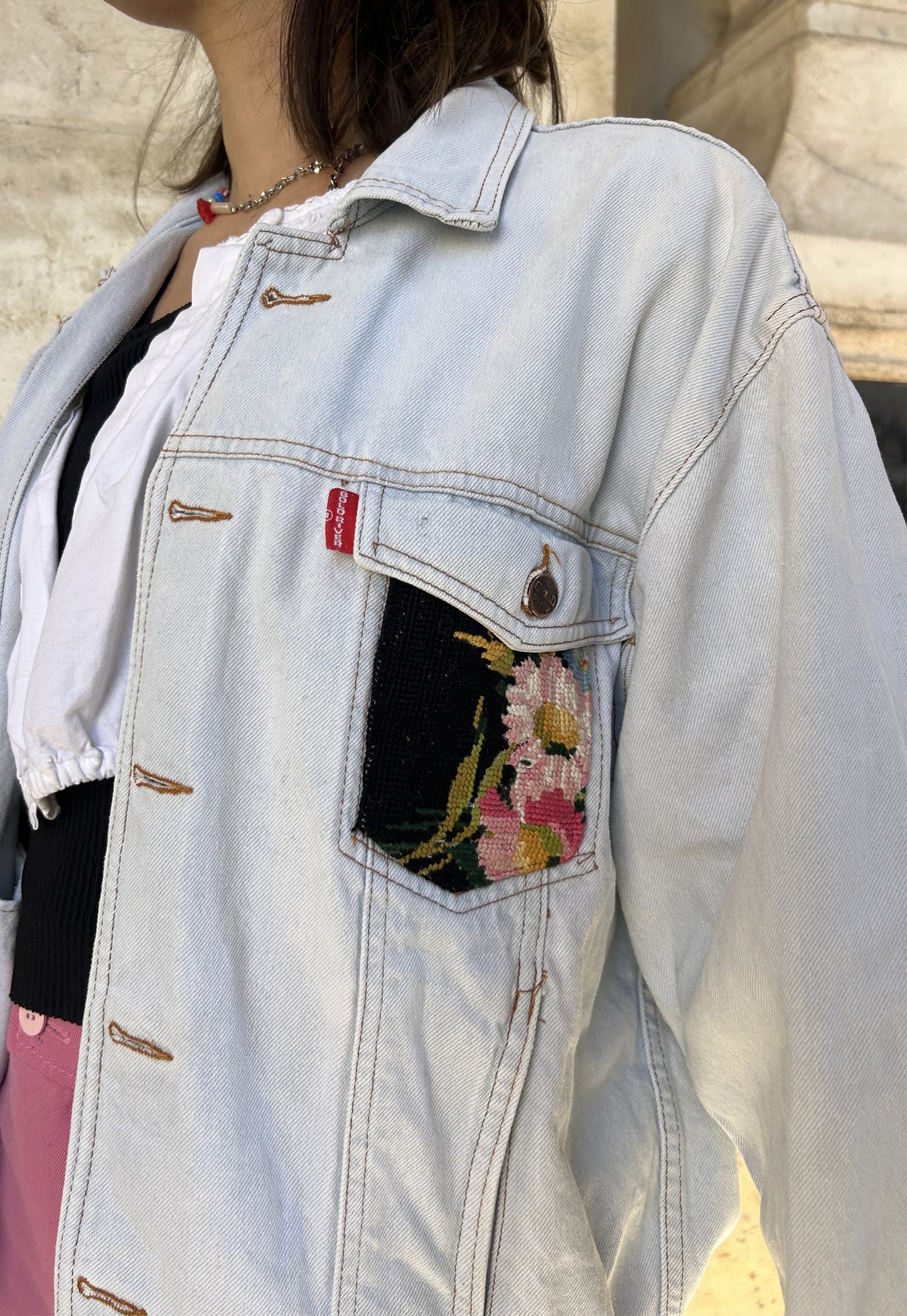 Upcycled jacket La Ballerine (L)