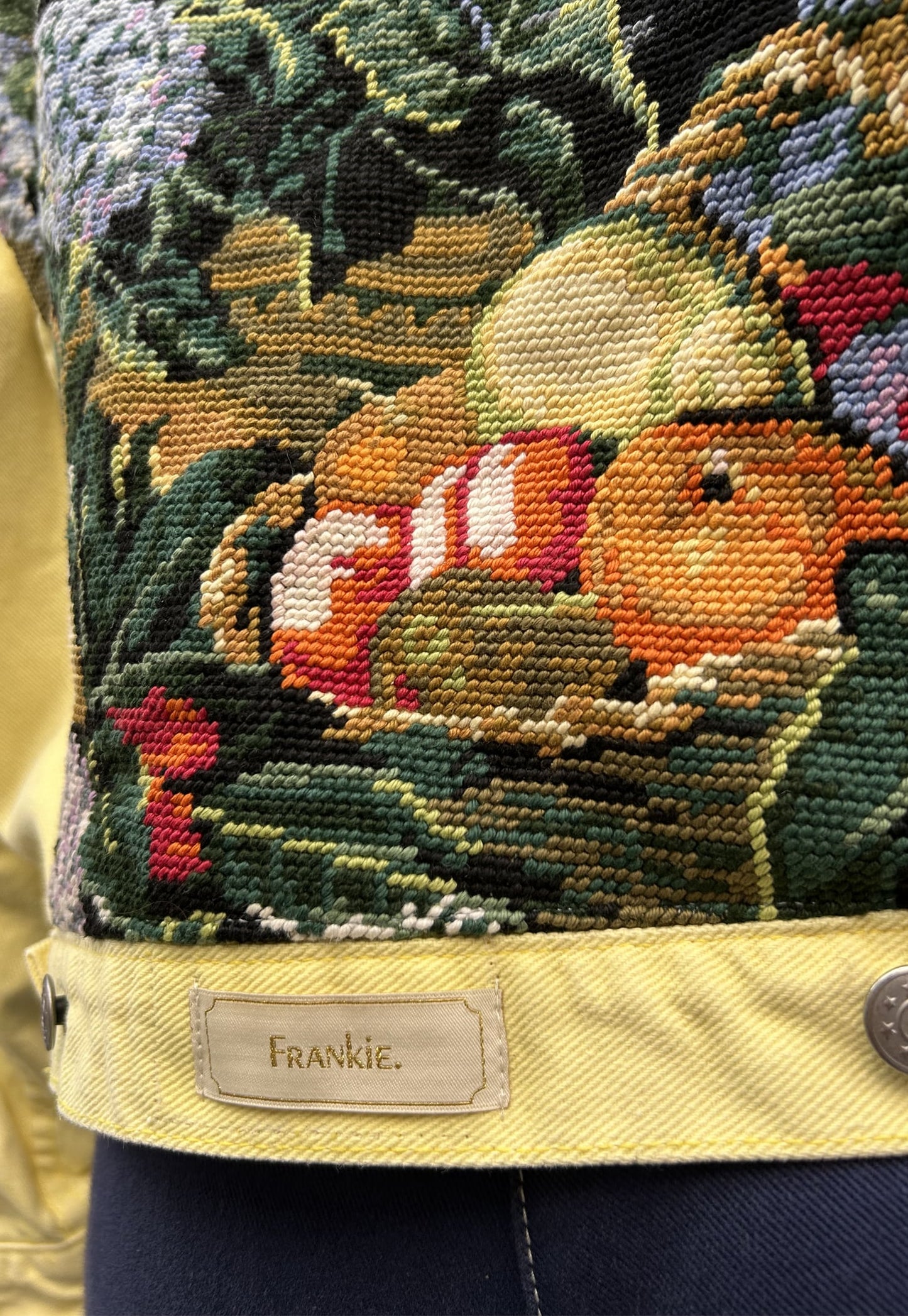 Frankie upcycled jacket Les Lilas (M/L)