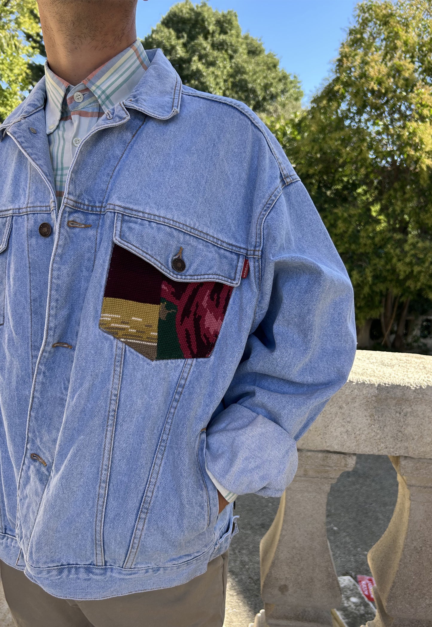 Upcycled jacket Pirouette (XL)