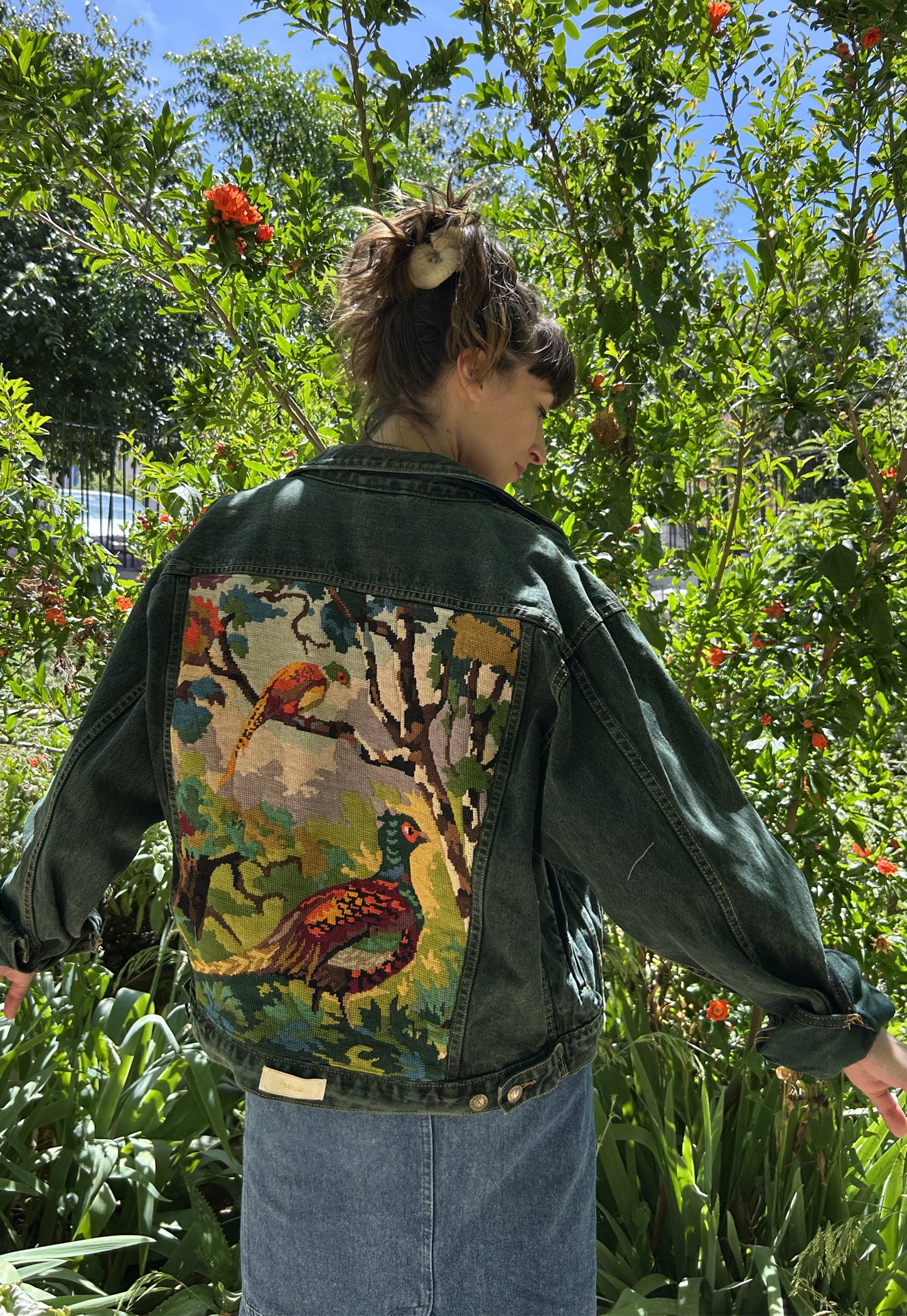 Upcycled jacket Pheasant (L)