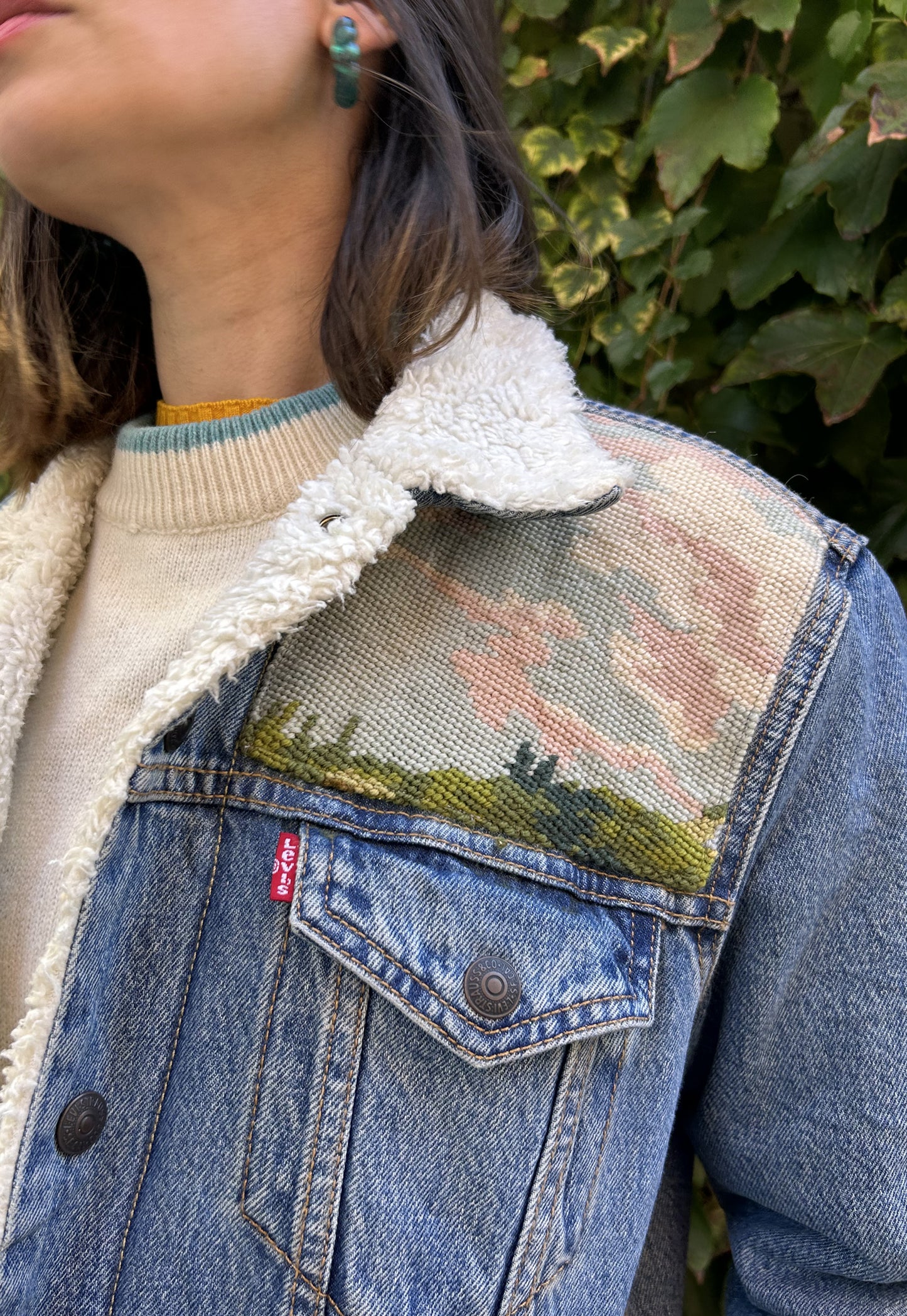 Upcycled jacket Sherpa Montagne (S)