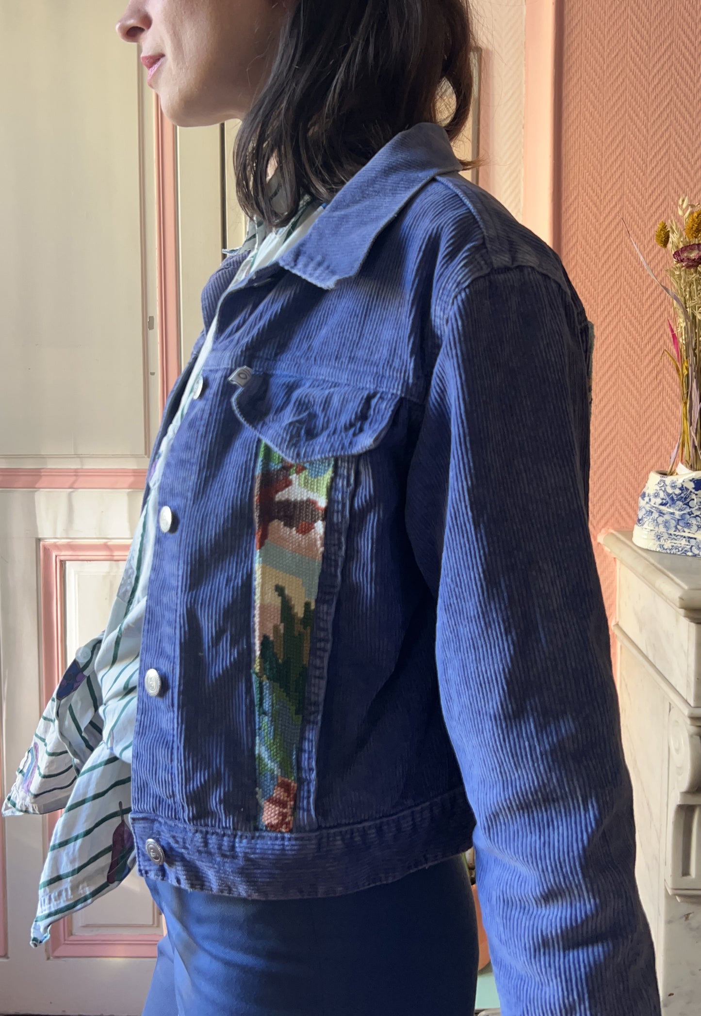 Upcycled jacket Mountain (S)