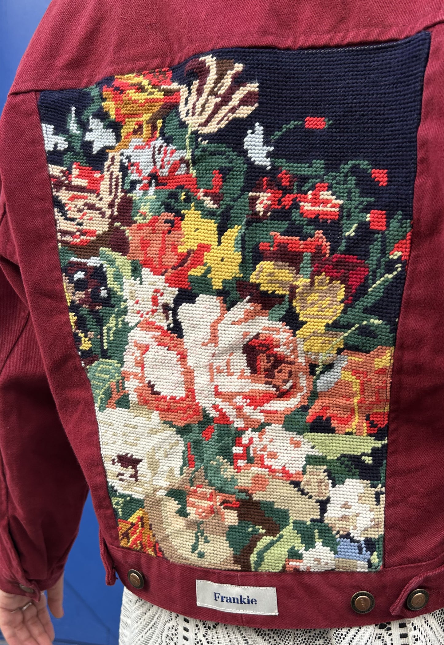 Upcycled jacket Bloom (S)