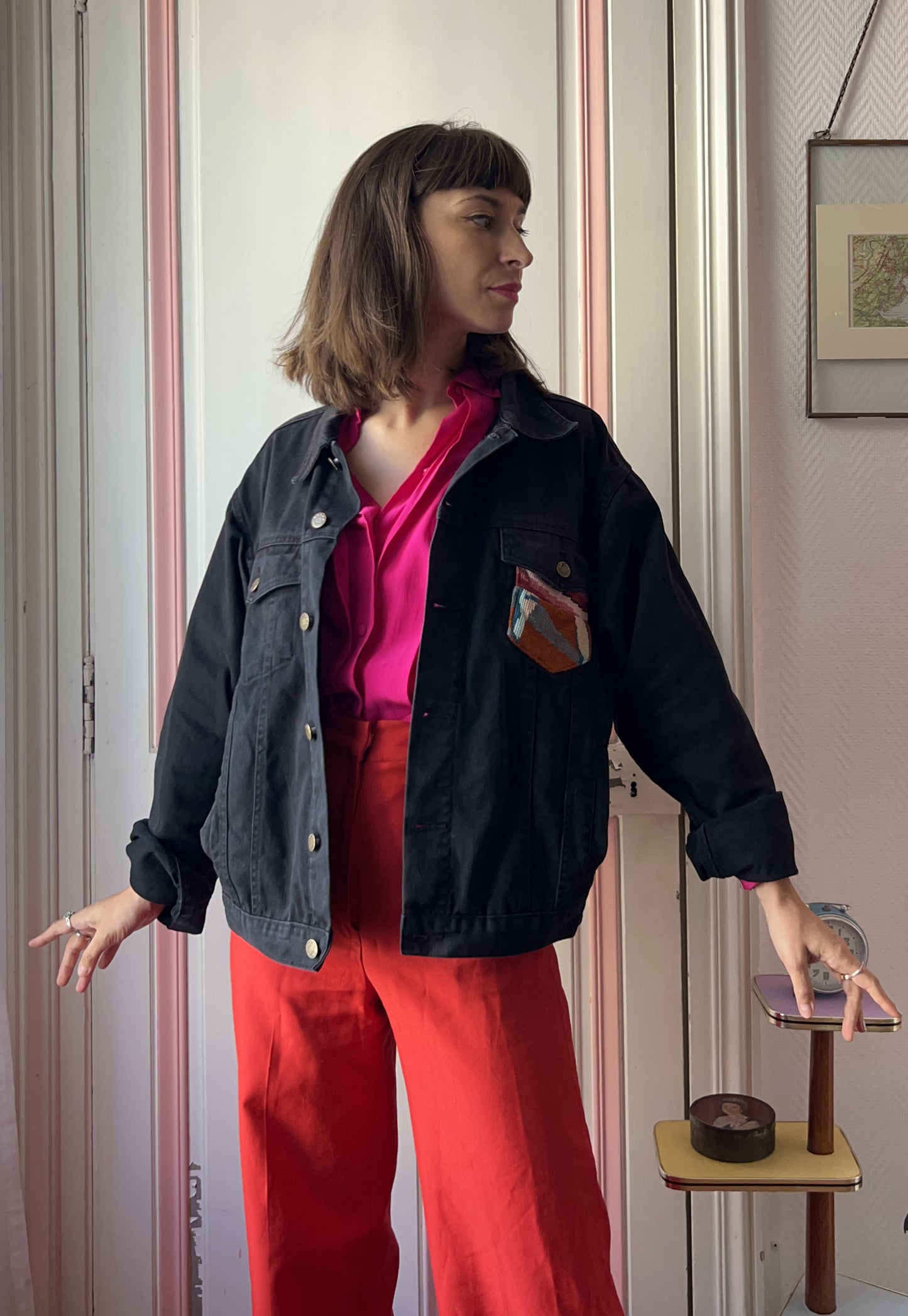 Upcycled jacket Carmen (M)
