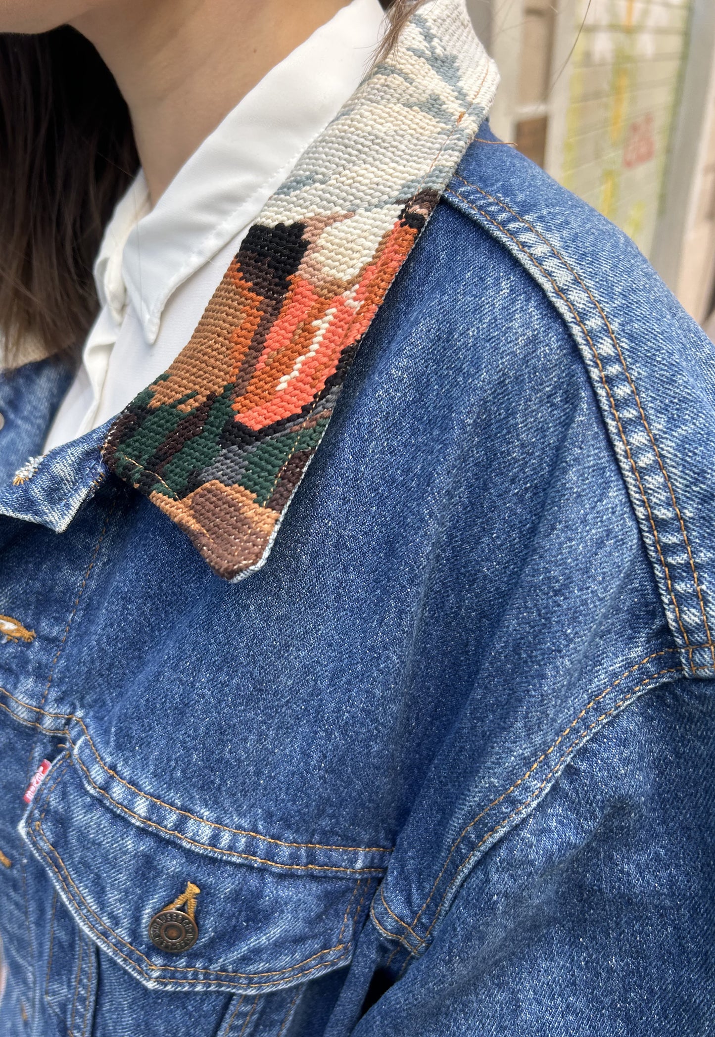 Upcycled jacket L'Ecrivain (XL)