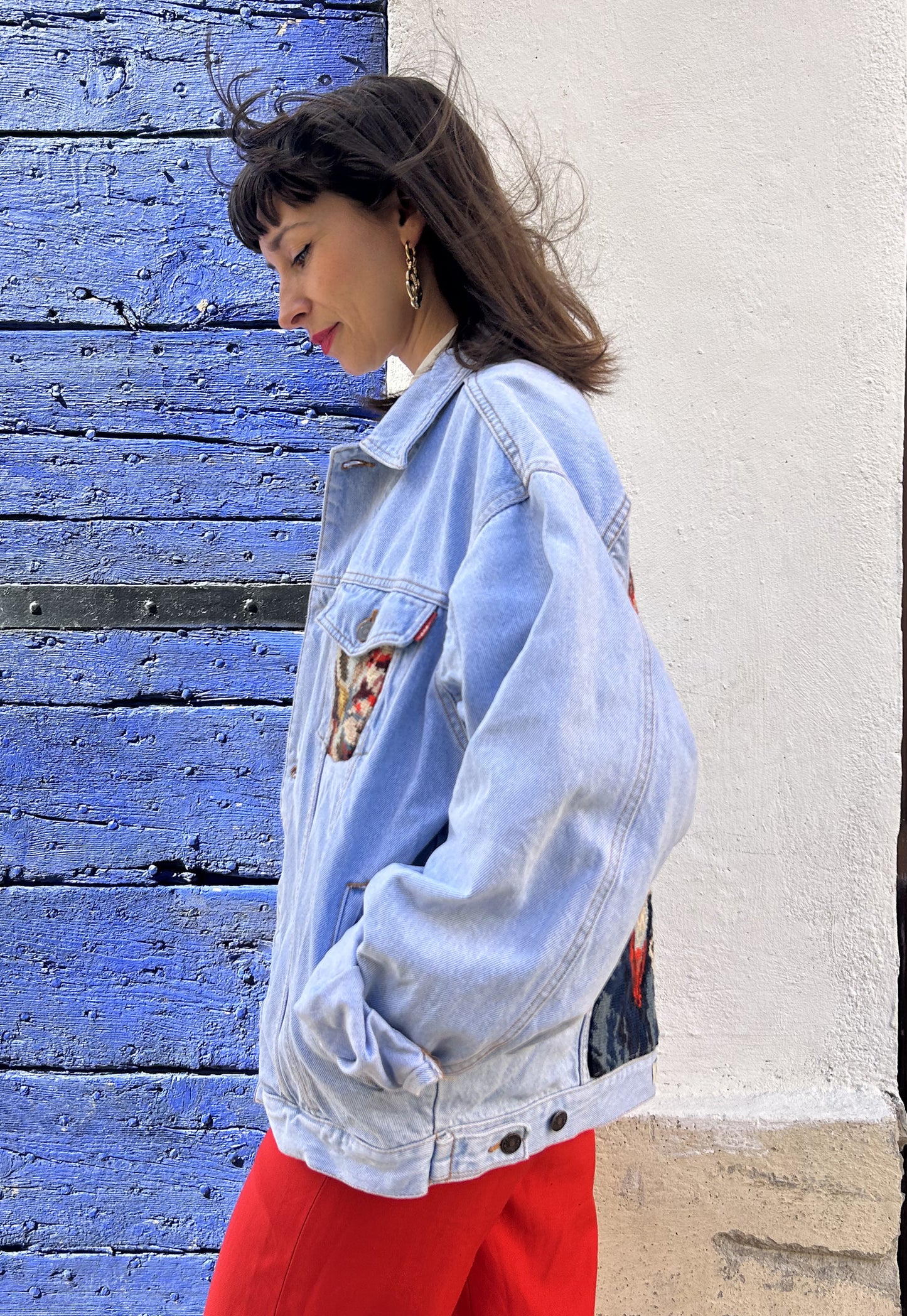 Upcycled jacket Le Dejeuner des Canotiers (XXL)