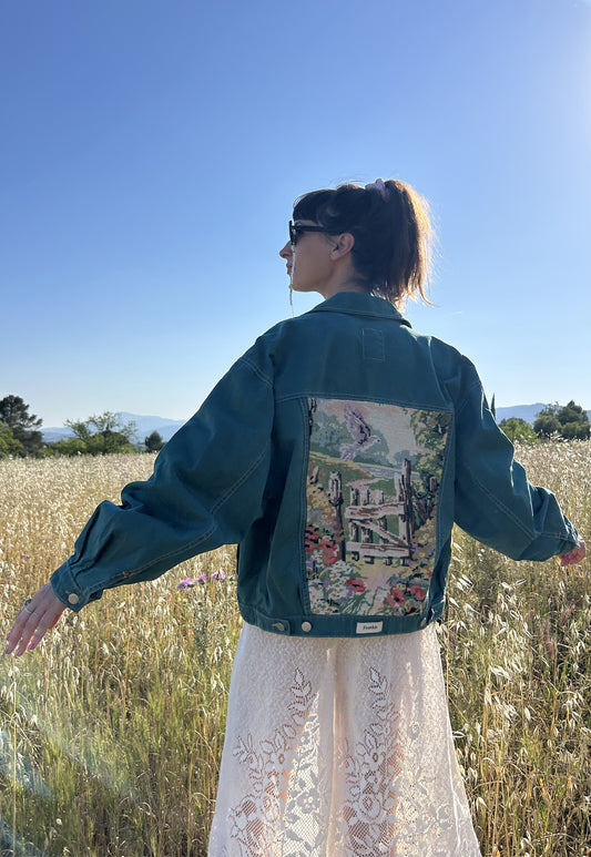 Upcycled jacket Spring Field (M/L)