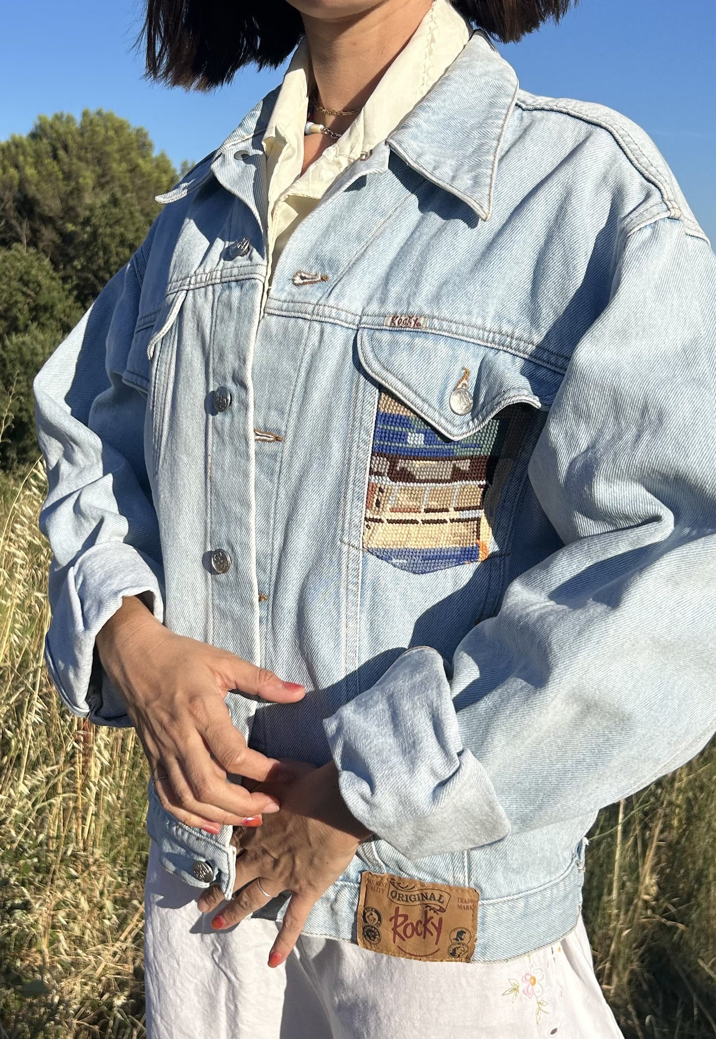 Upcycled jacket Luberon (L)