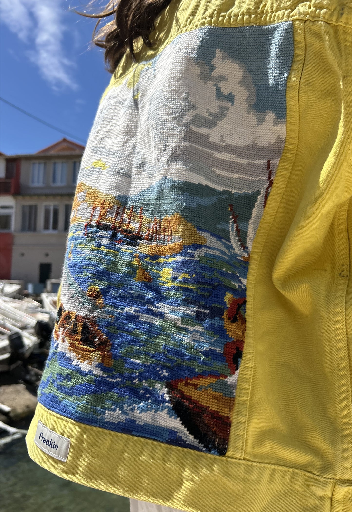 Upcycled jacket Voilier (L)