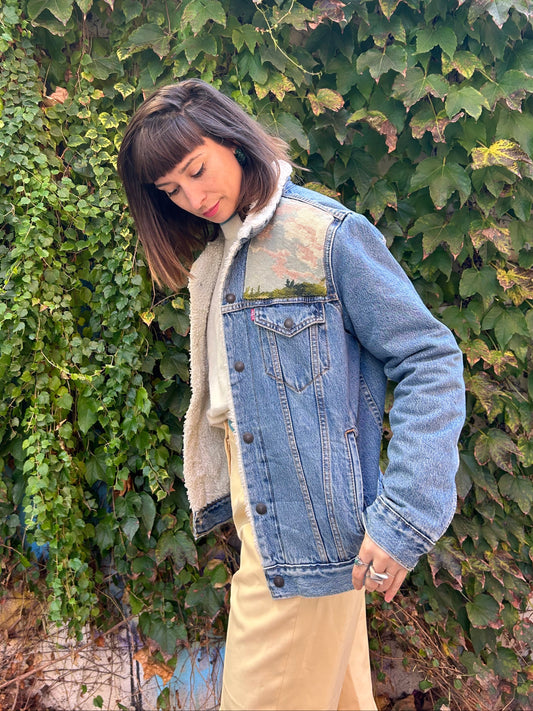 Upcycled jacket Sherpa Montagne (S)