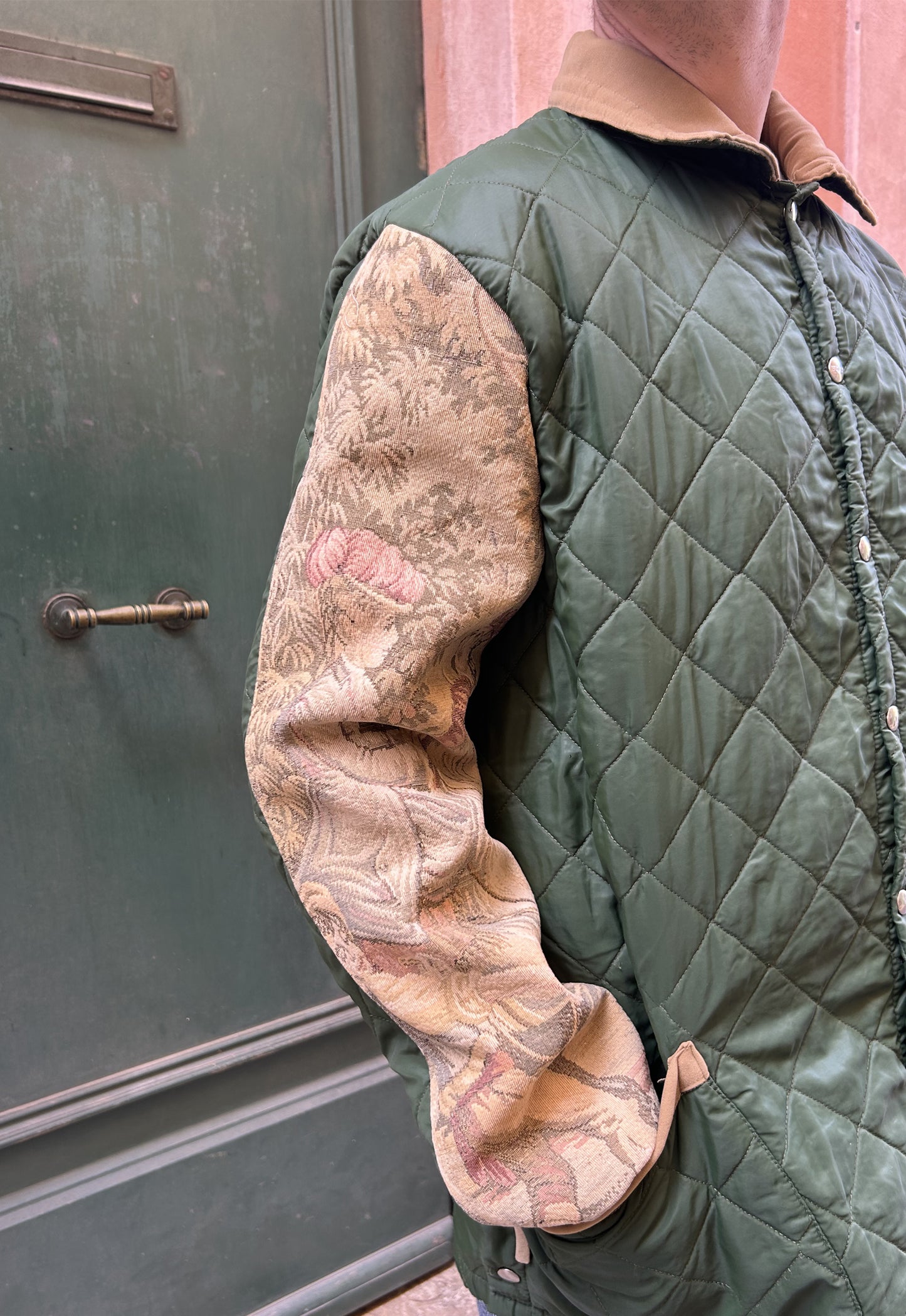Upcycled Quilted Jacket (L)