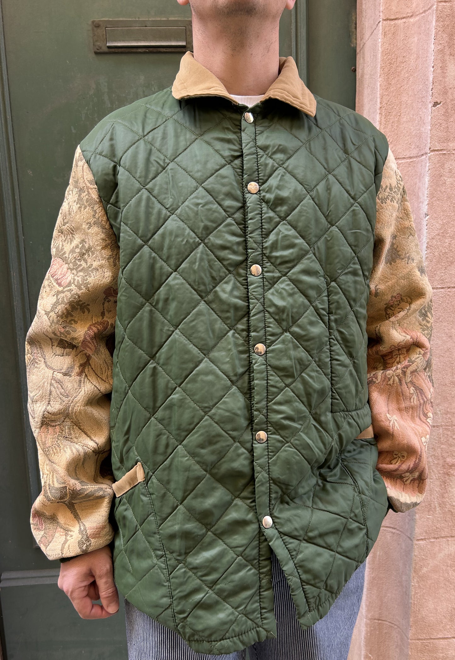 Upcycled Quilted Jacket (L)