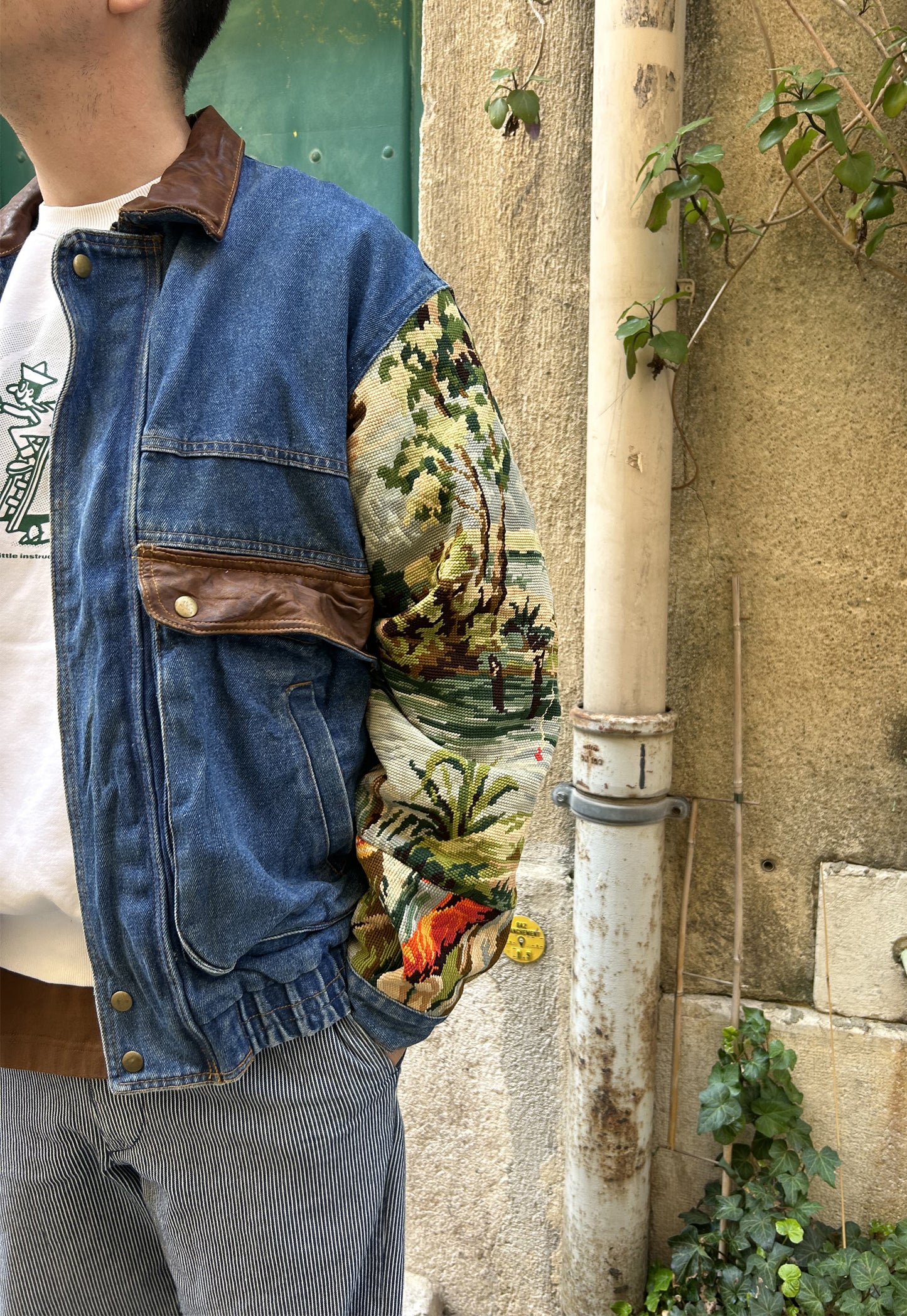 Upcycled Jacket Romance (L)