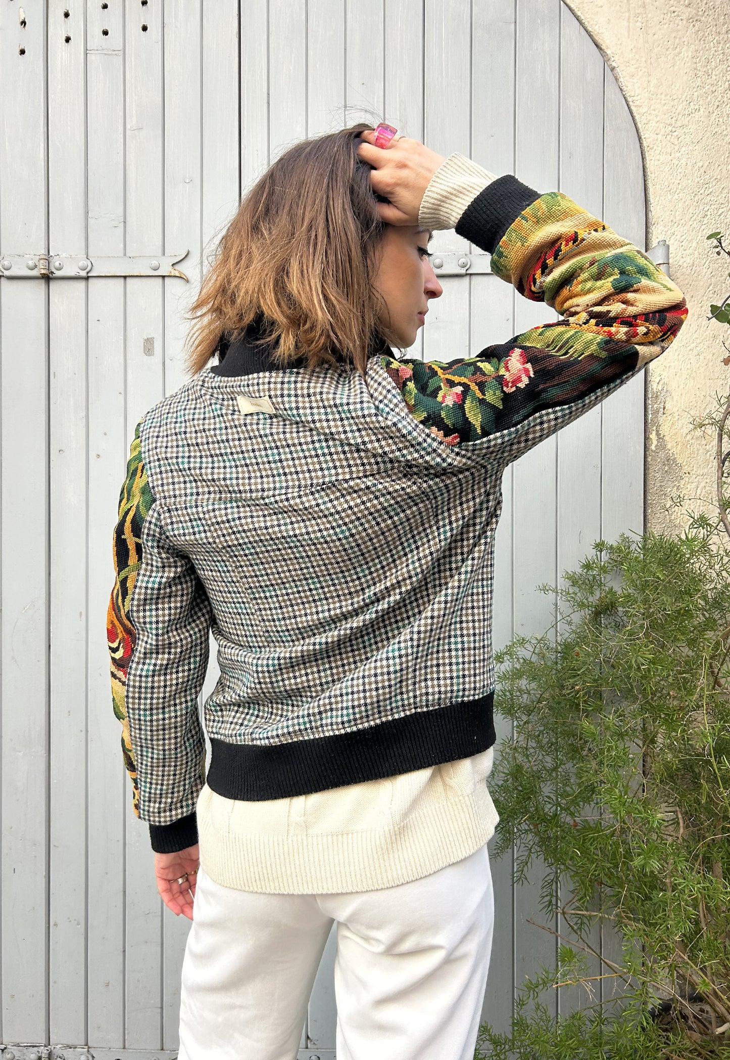 Upcycled Jacket Wild Birds (S)