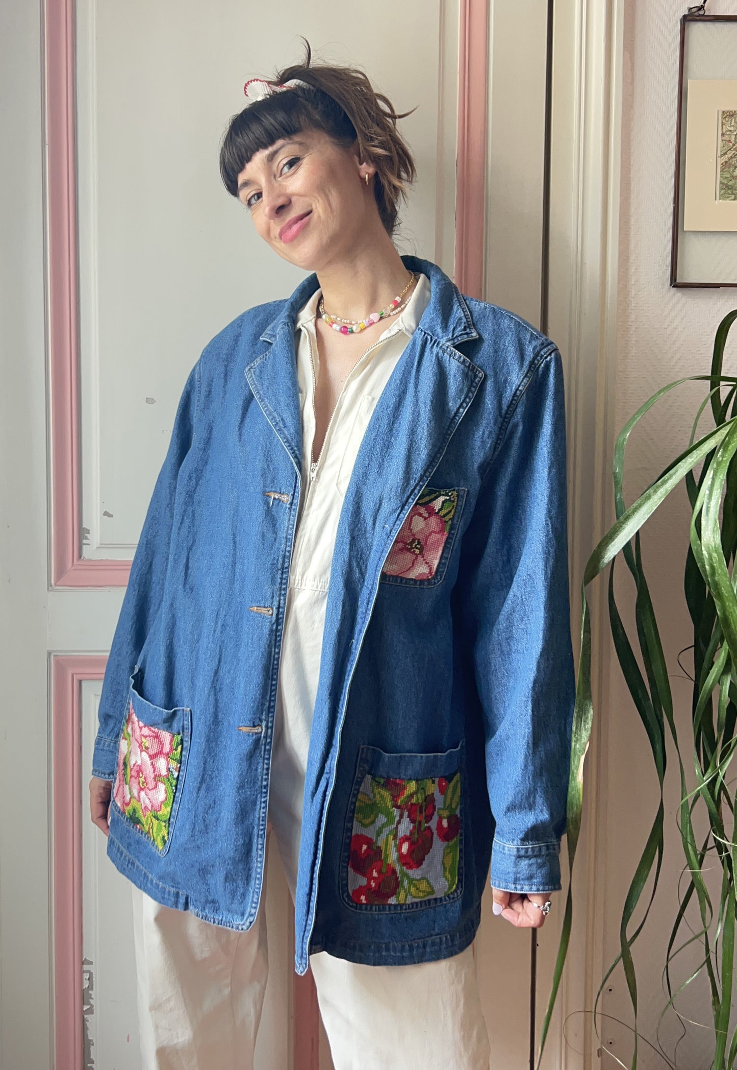Upcycled Blazer Jacket XL