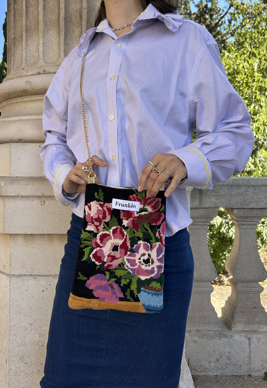 Upcycled chain bag Colette