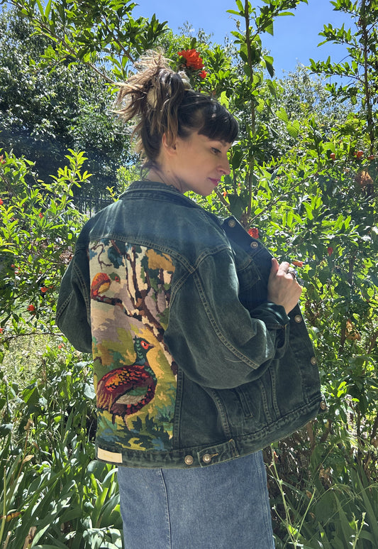 Upcycled jacket Pheasant  (L)