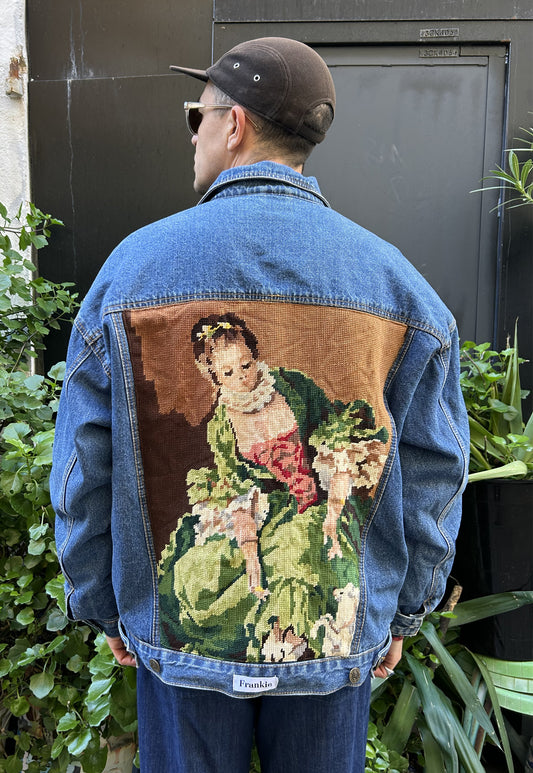 Upcycled jacket Sherpa Comtesse  (XL)