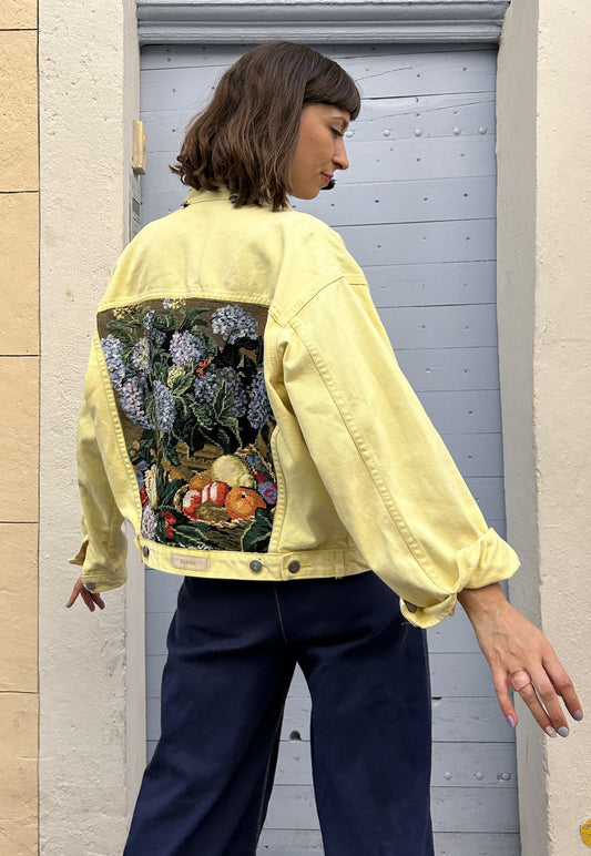 Frankie upcycled jacket Les Lilas (M/L)