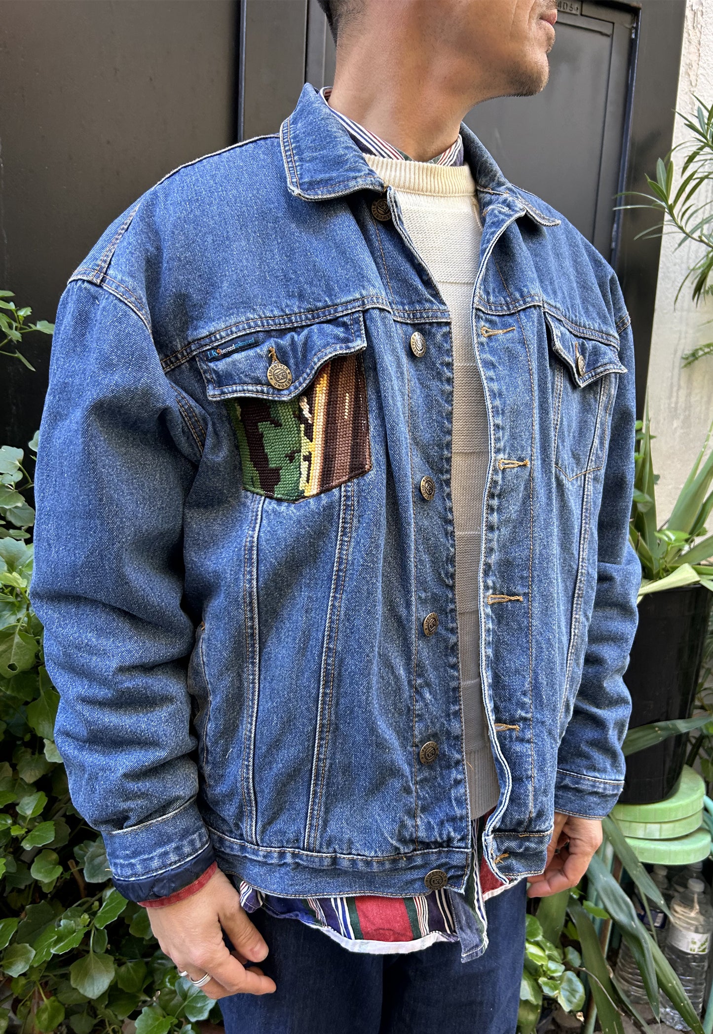 Upcycled jacket Sherpa Comtesse  (XL)