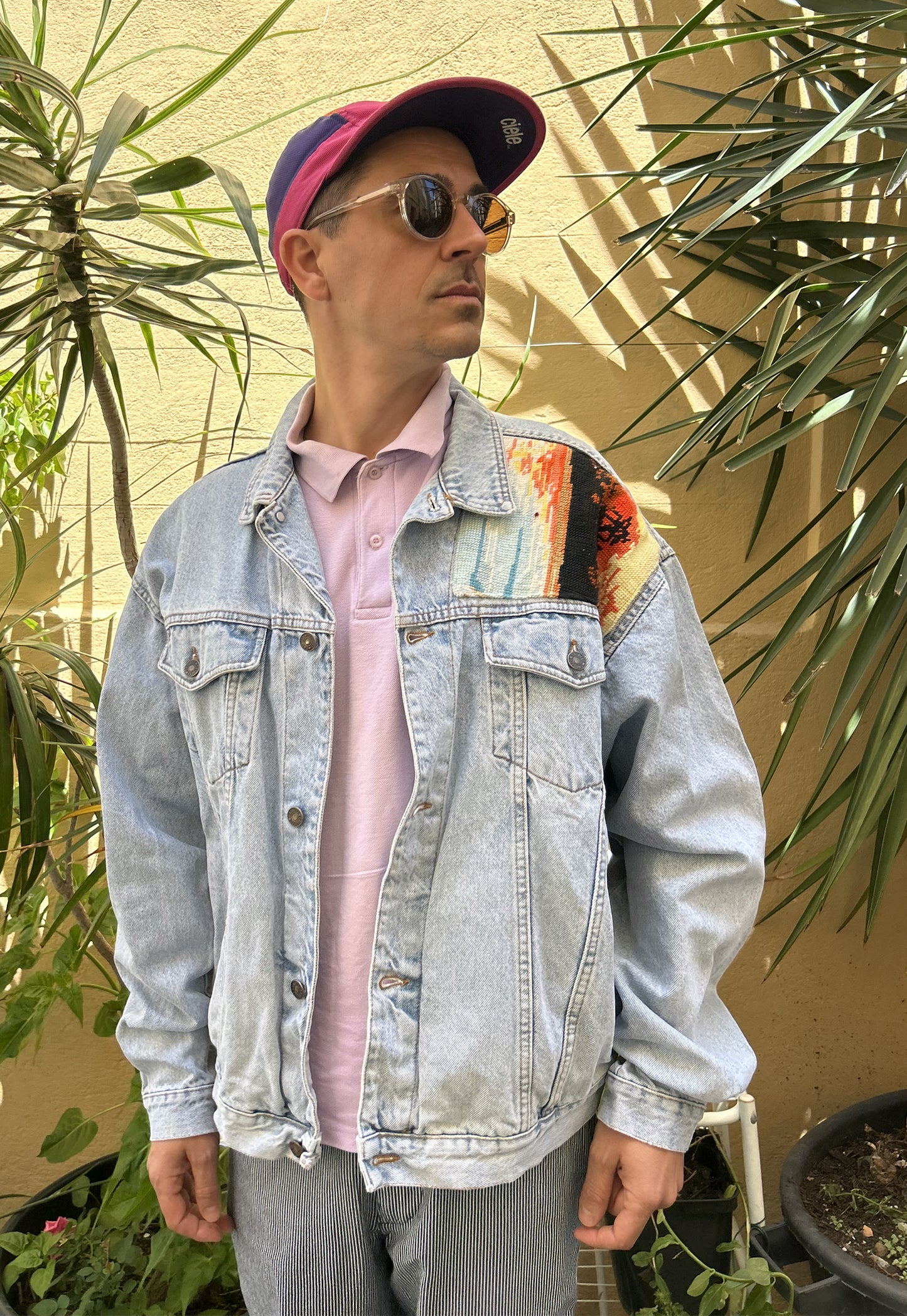 Upcycled jacket Tropical (L/XL)