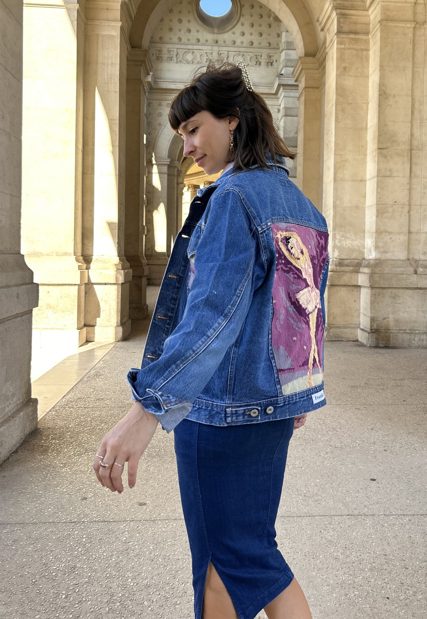 Upcycled jacket Odette (S/M)