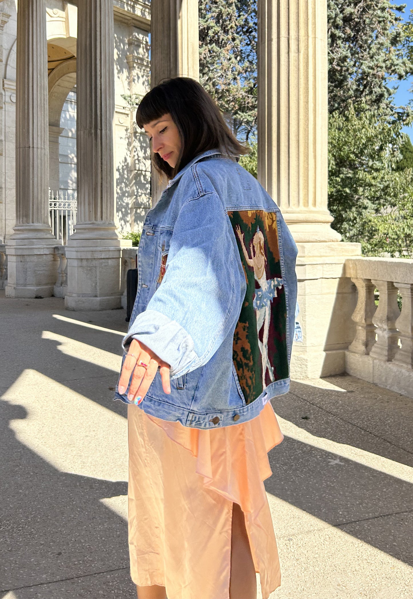 Upcycled jacket Etoile (XL)