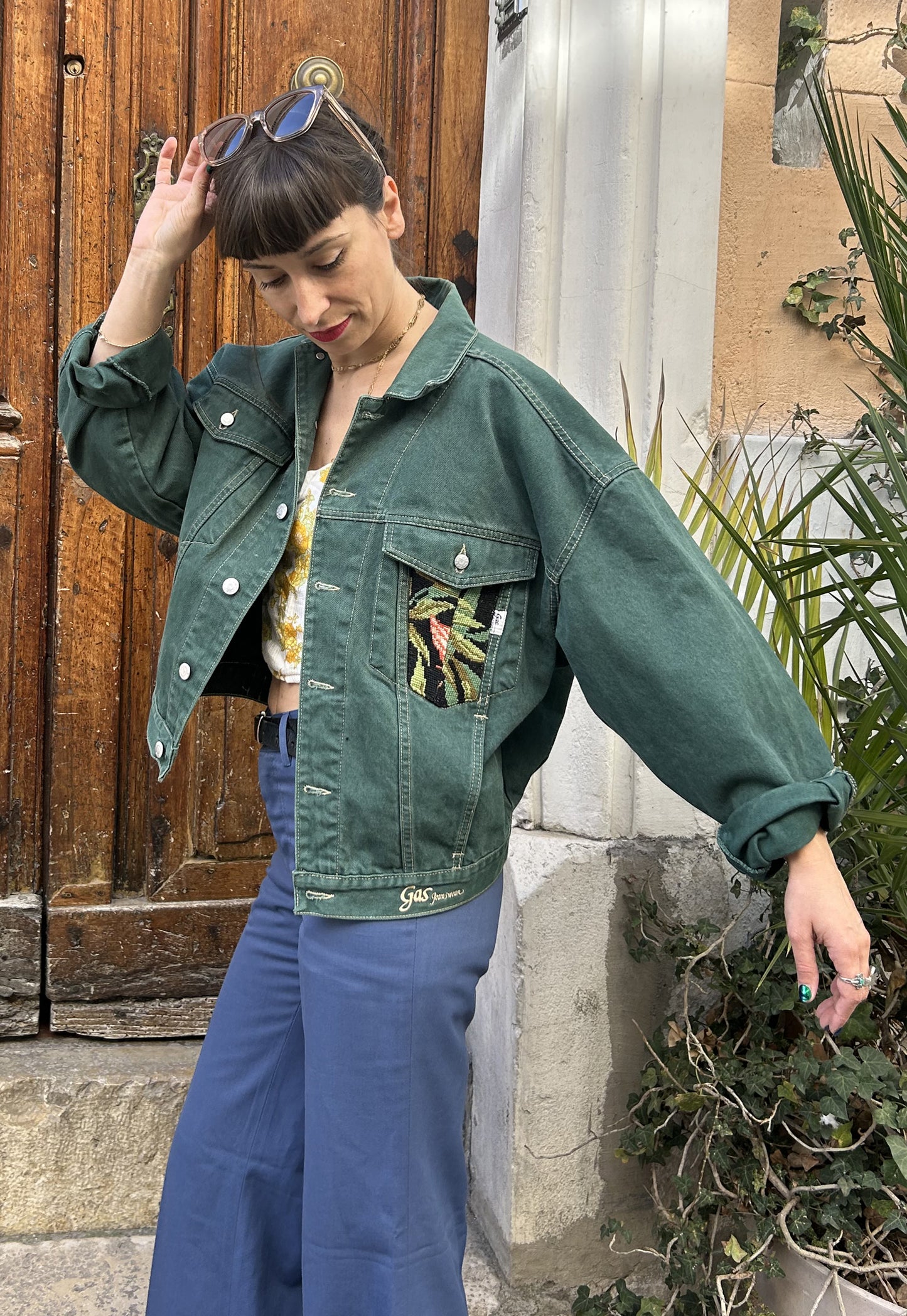 Upcycled jacket Ibis (M)