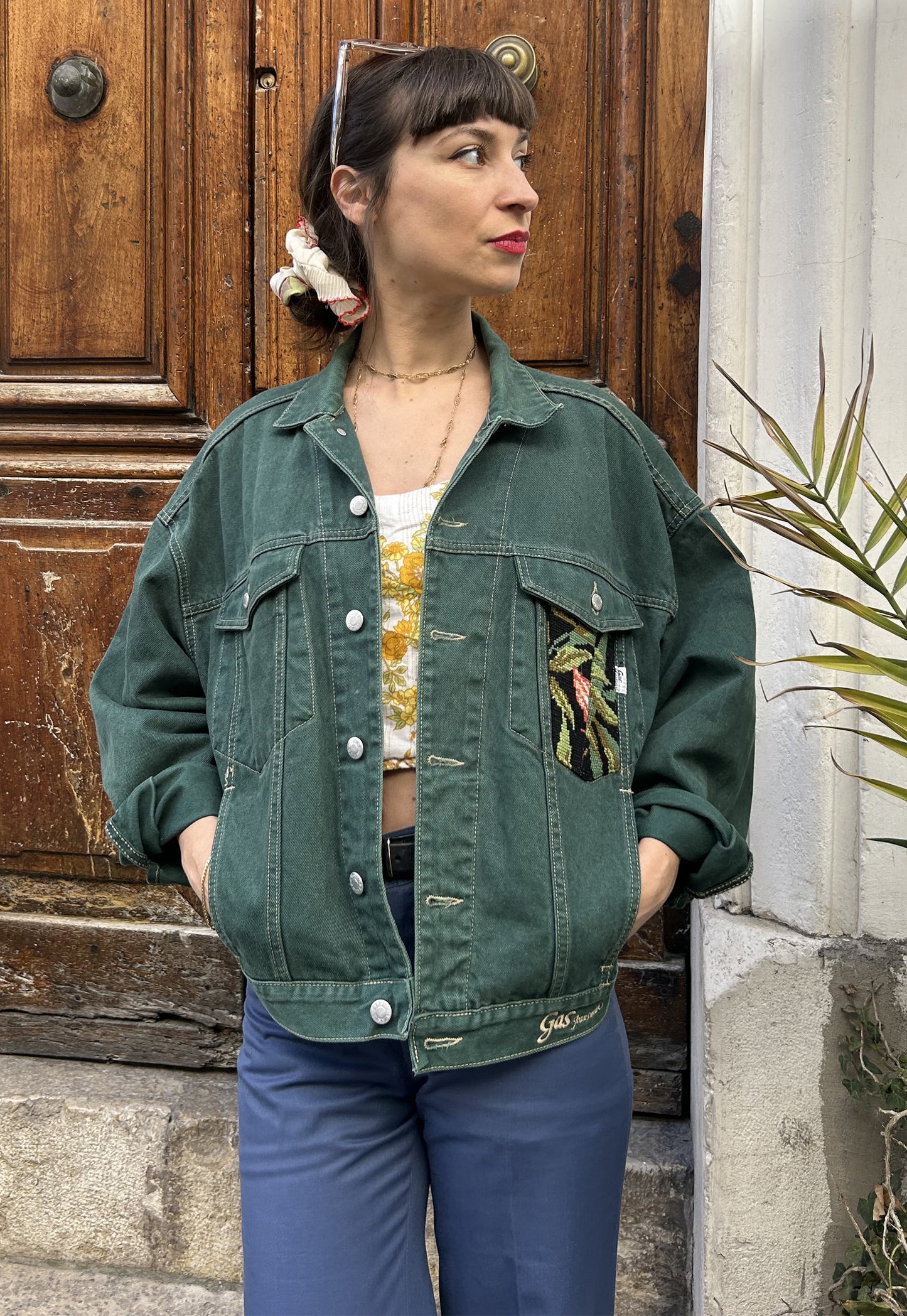 Upcycled jacket Ibis (M)