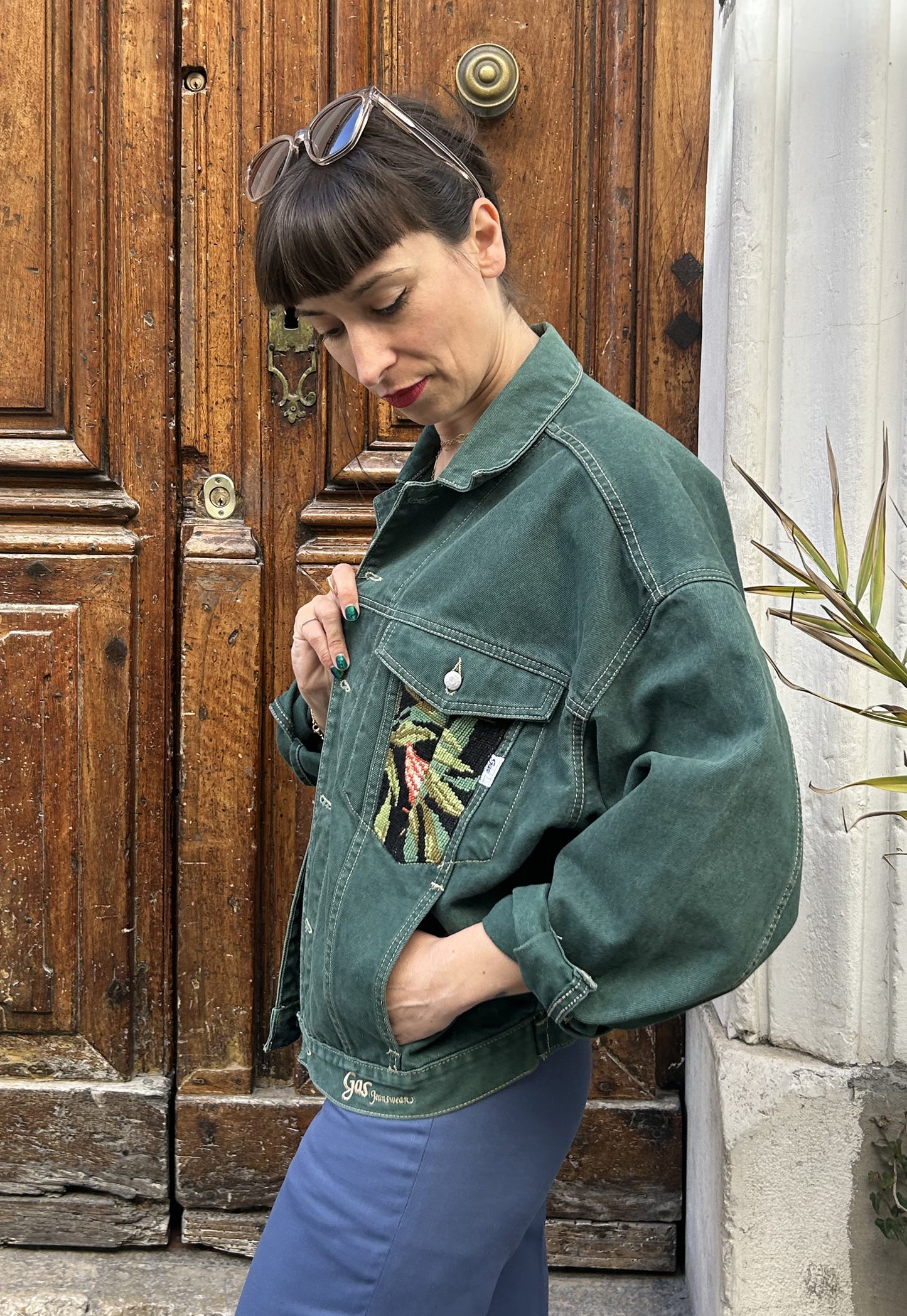 Upcycled jacket Ibis (M)