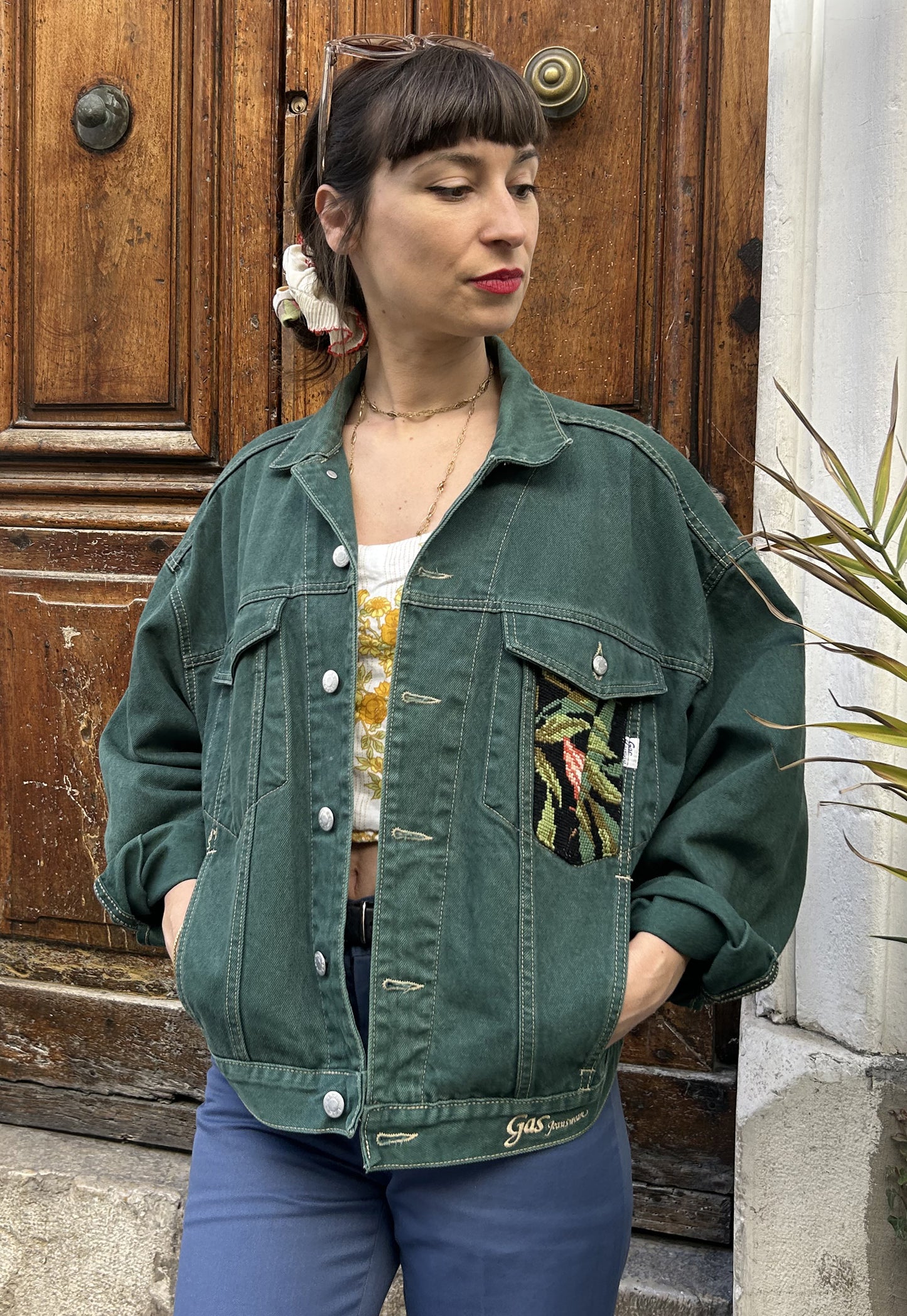 Upcycled jacket Ibis (M)