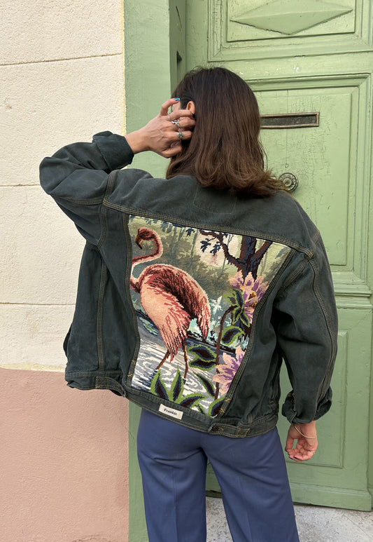 Upcycled jacket Lagoon (L)