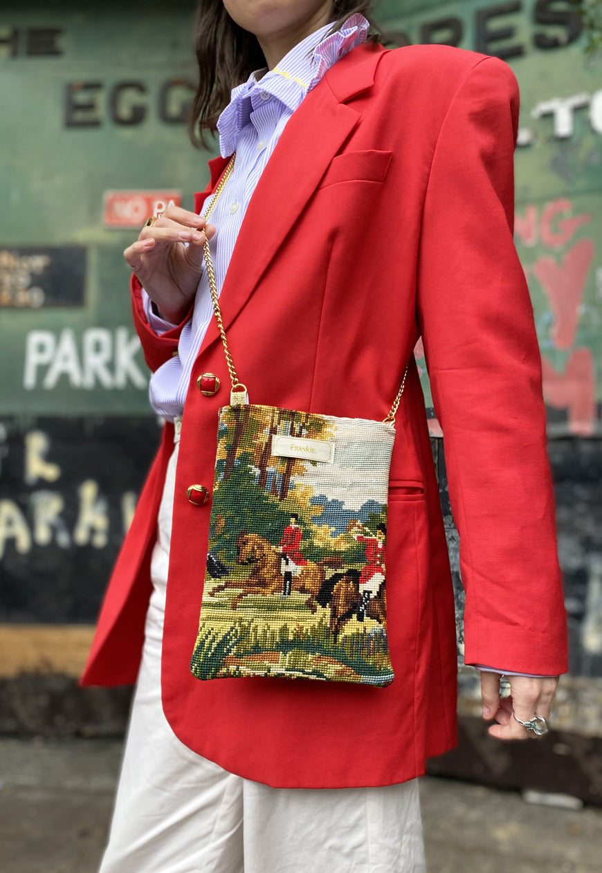 Upcycled chain bag Colette