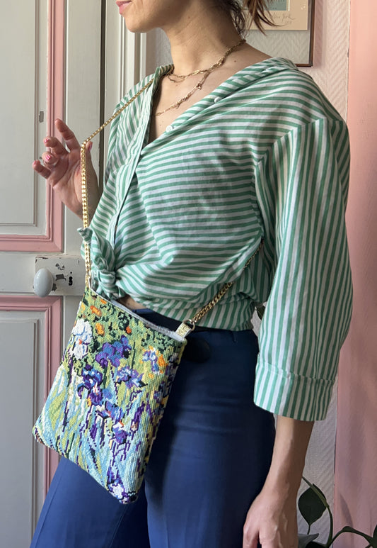 Upcycled chain bag Colette
