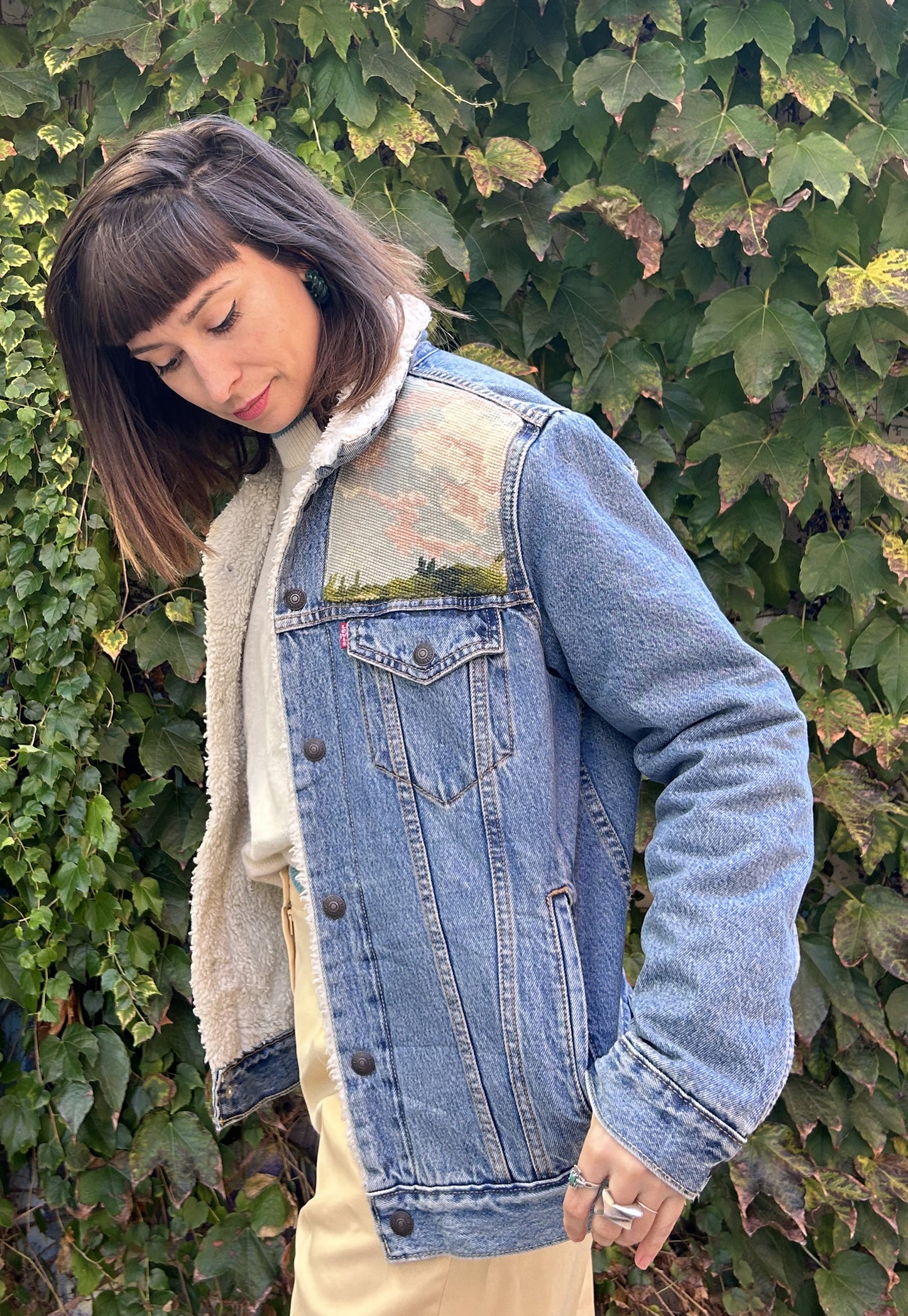 Upcycled jacket Sherpa Montagne (S)