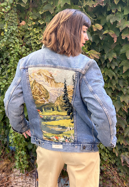 Upcycled jacket Sherpa Montagne (S)