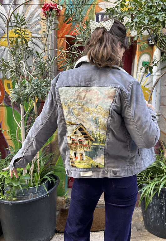 Upcycled jacket Sherpa Montagne (S)