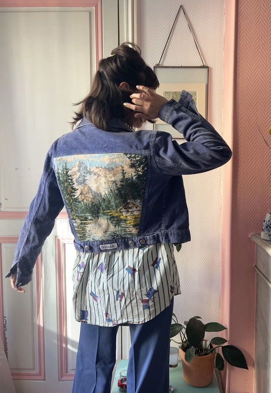 Upcycled jacket Mountain (S)