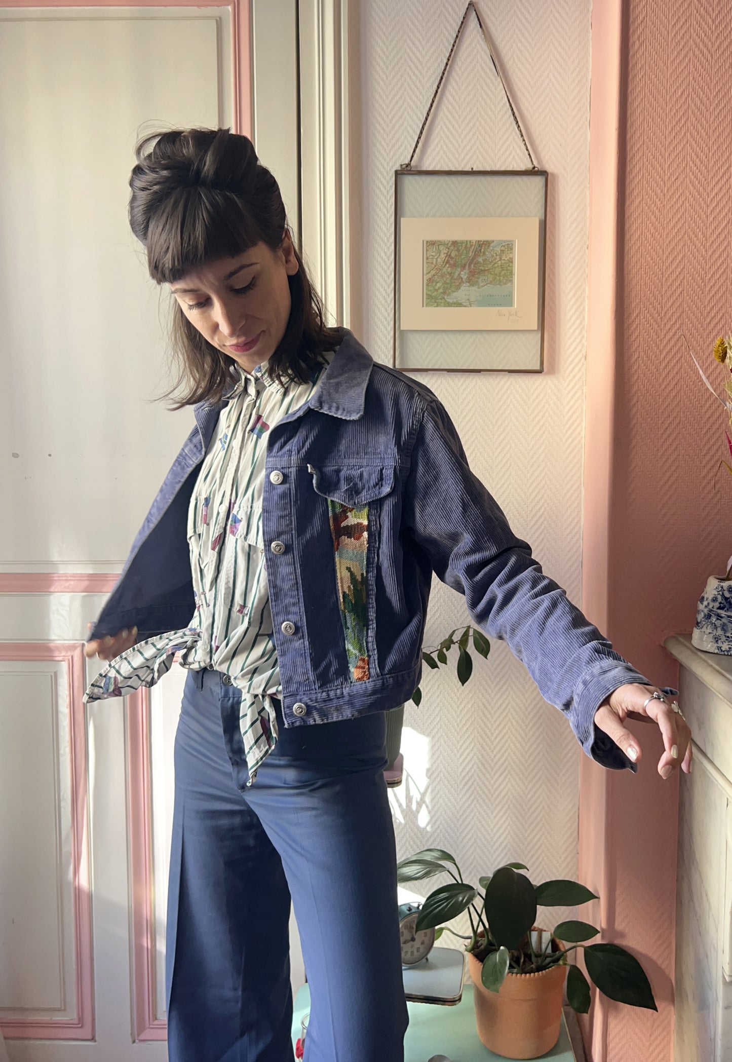 Upcycled jacket Mountain (S)