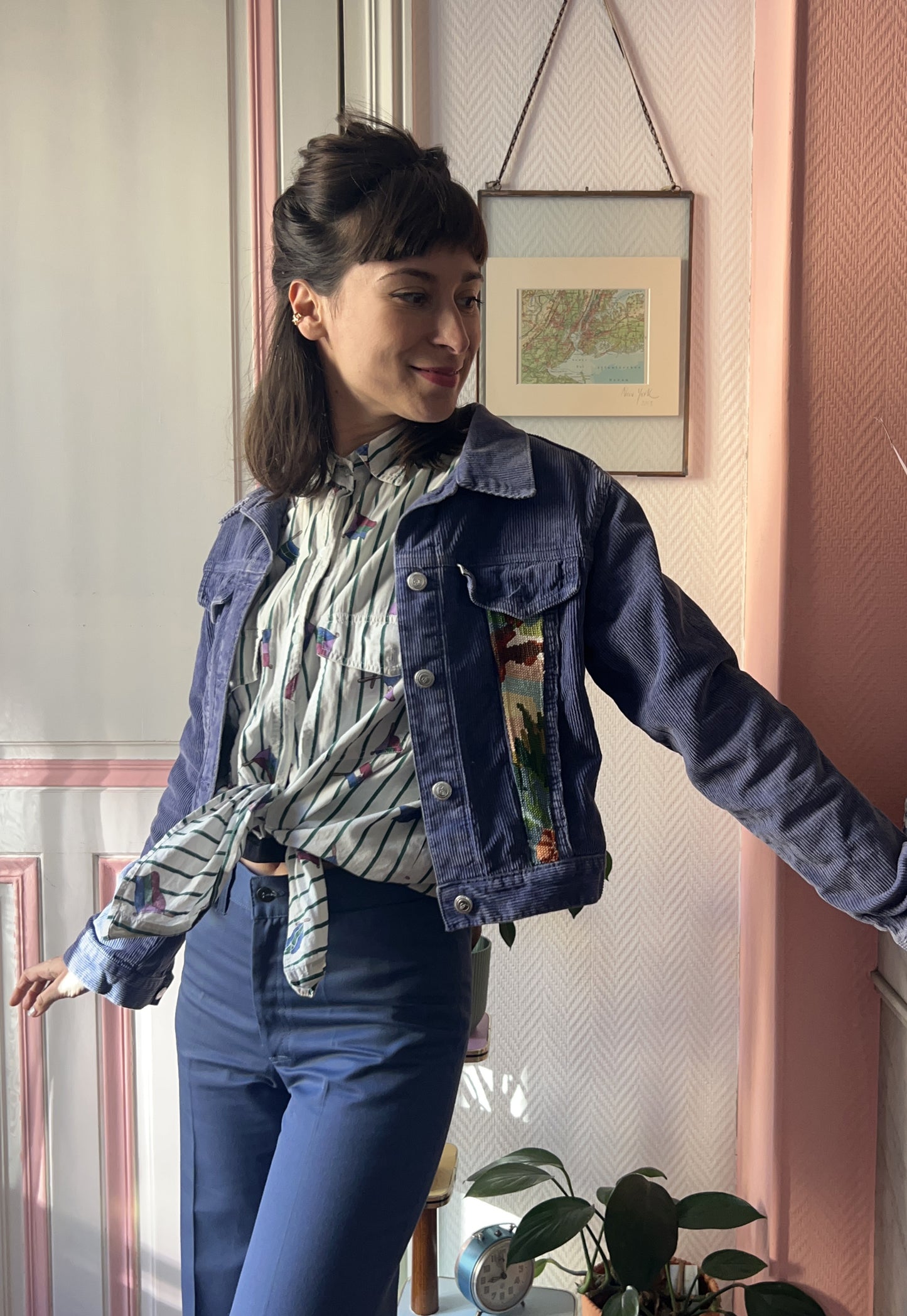 Upcycled jacket Mountain (S)