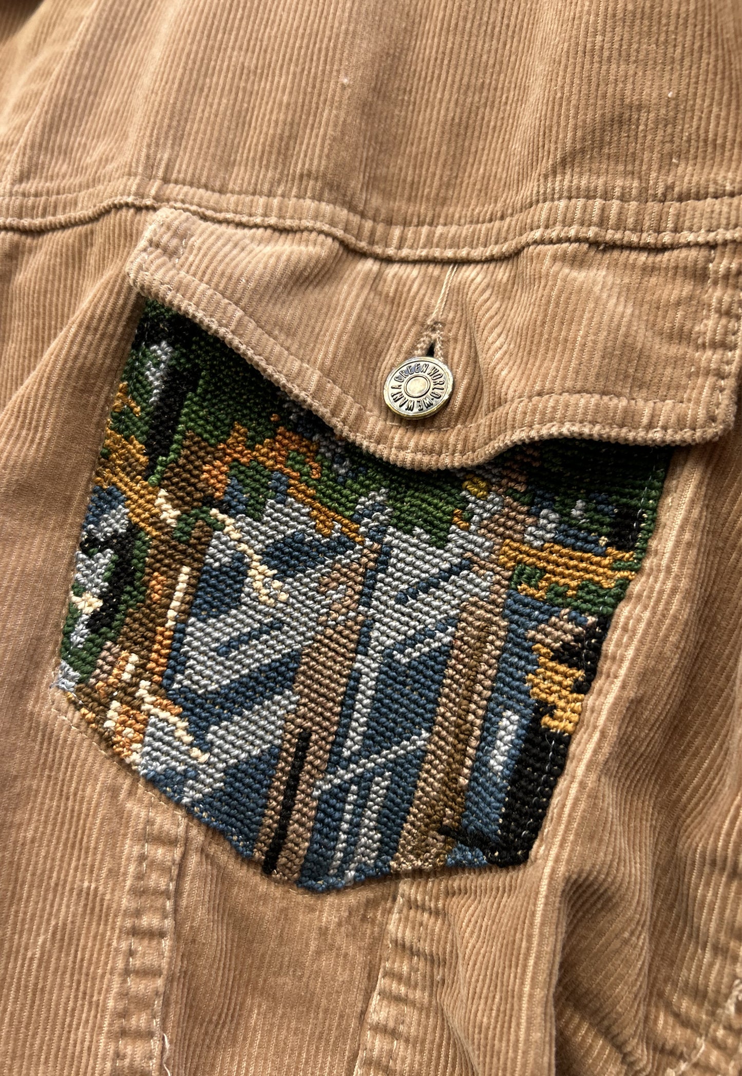 Upcycled jacket My Deer (L)