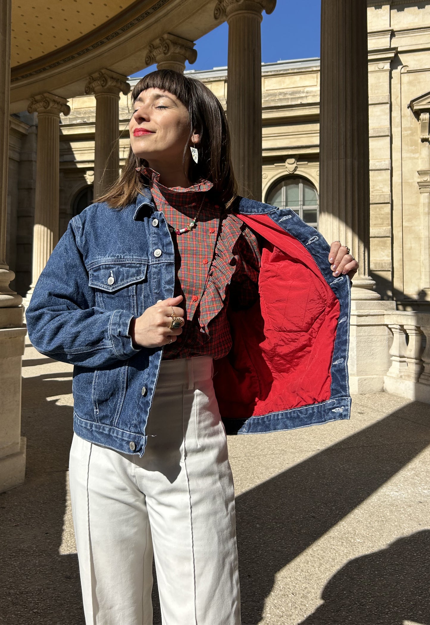 Frankie upcycled jacket Les Deux Soeurs (S/M)